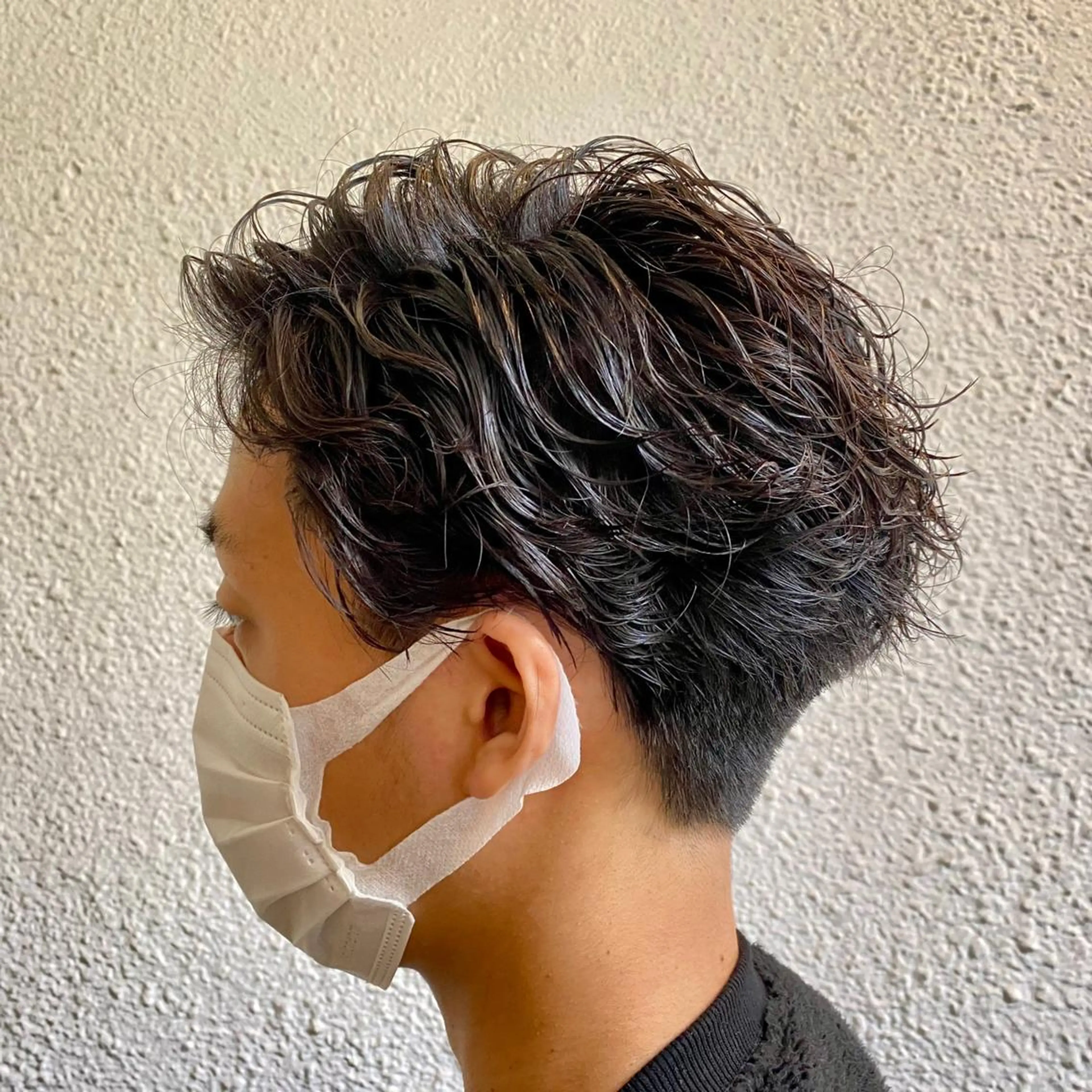 [minimo限定]メンズカット+デザインパーマ※2回目以降のお客様は＋￥1100の写真