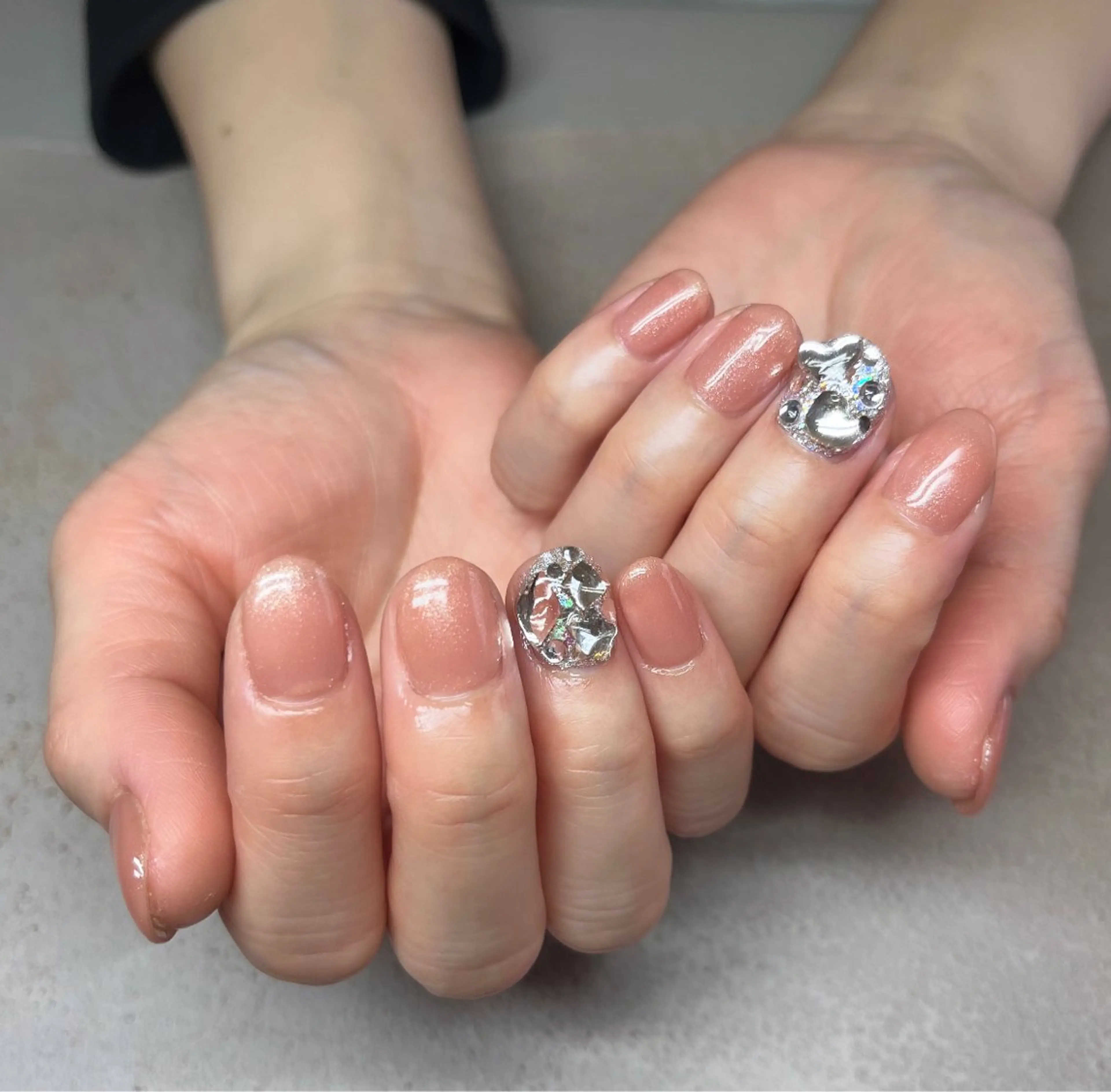 ネイル キラキラネイル ハンドネイル HazeGrass NAILのネイルデザイン