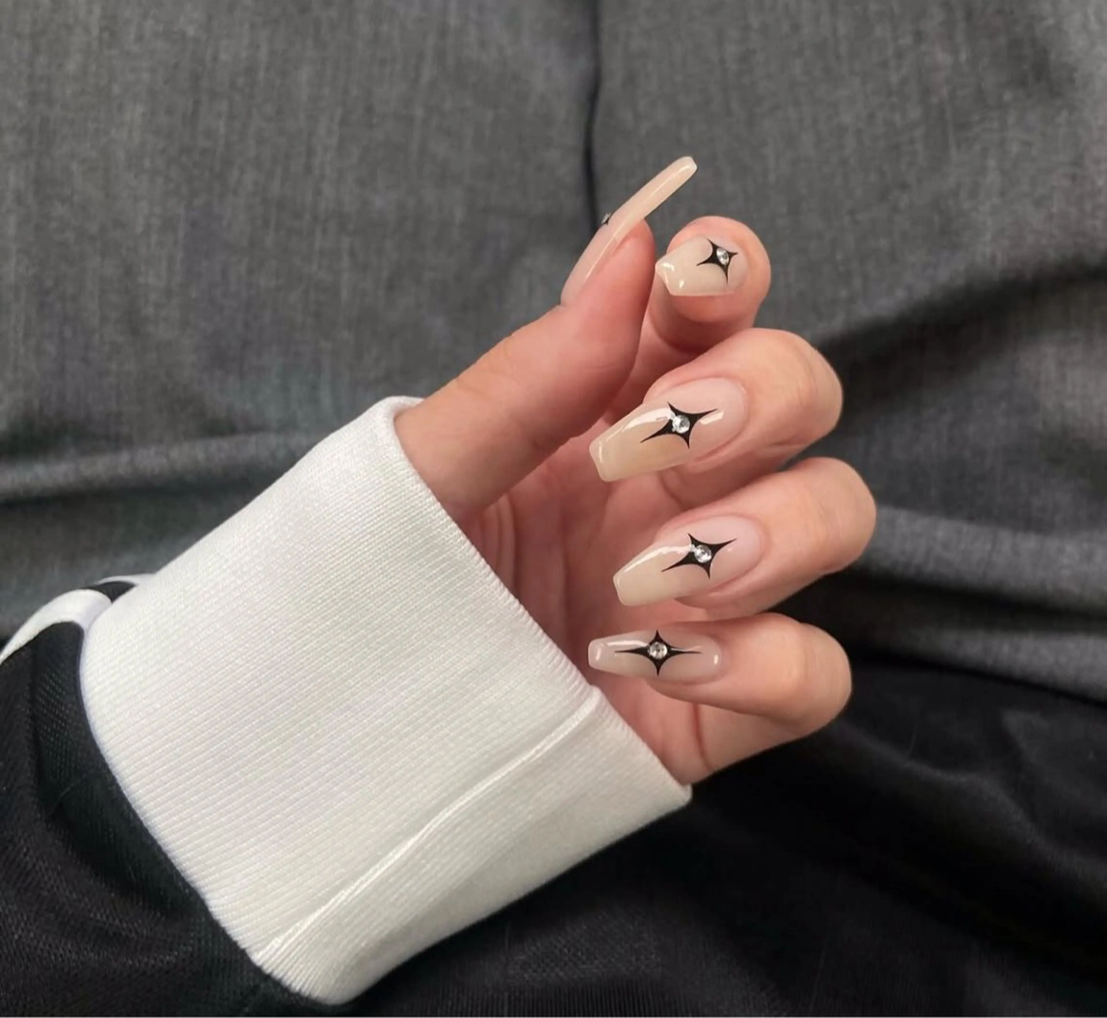 ネイル 長さ出し グラデーション キラキラネイル 韓国ネイル ラメ(グリッター) Chisa Nail Studio所属・チ サのネイルデザイン