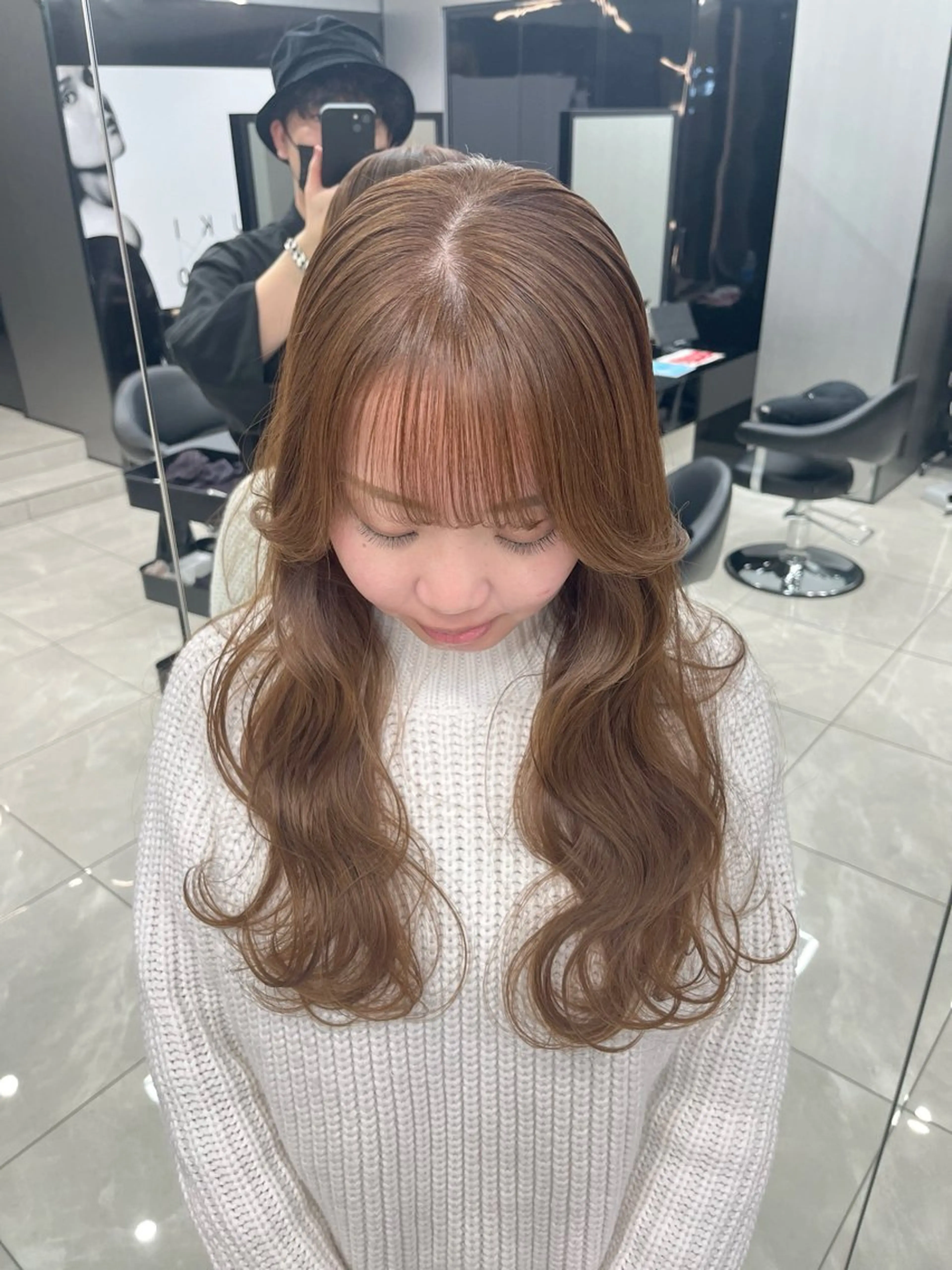 ロング カラー hair salon Ranun髪質改善のヘアスタイル