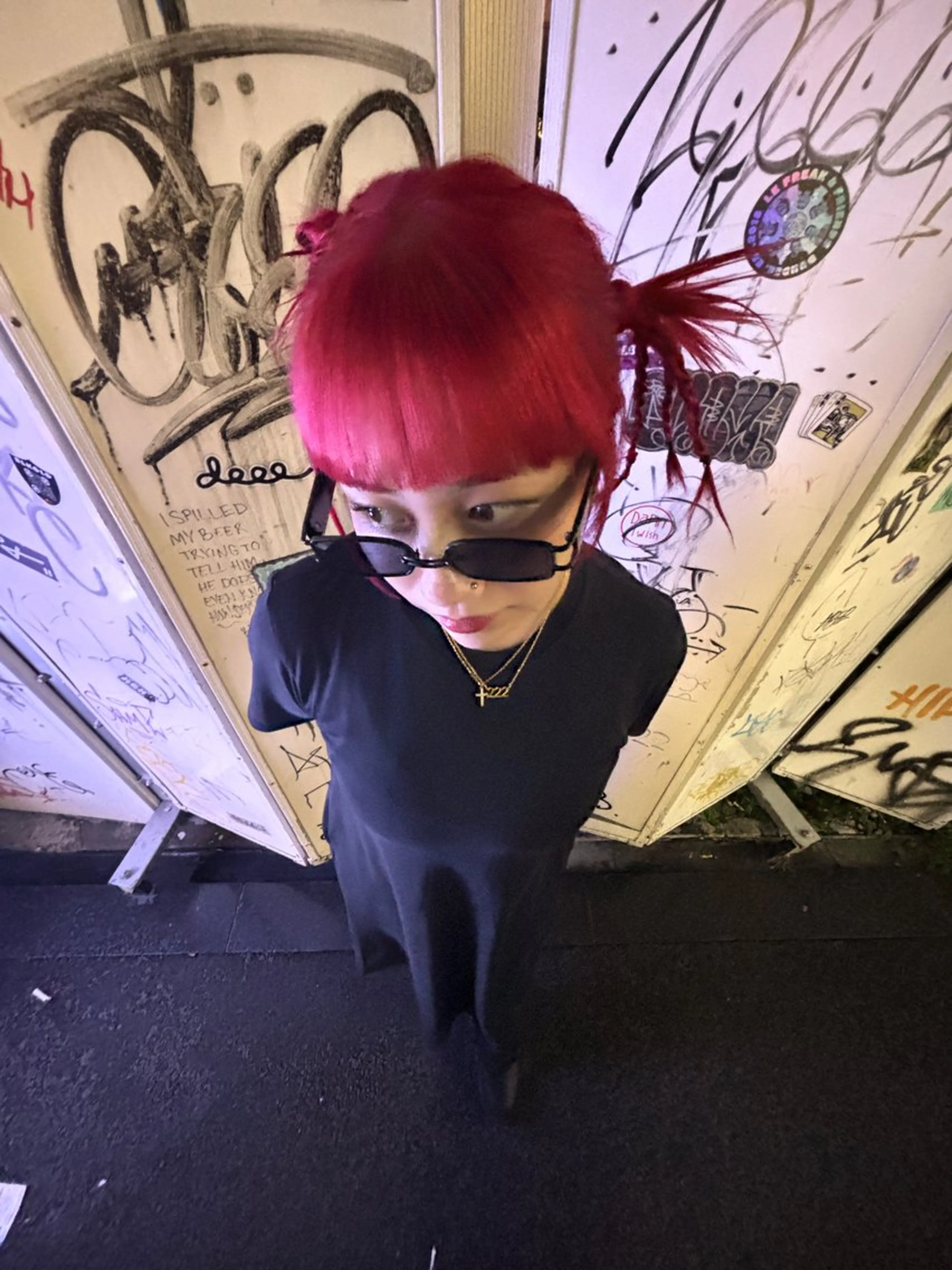 セミロング 韓国レイヤー💖 ハイトーン🍒ྀིのヘアスタイル