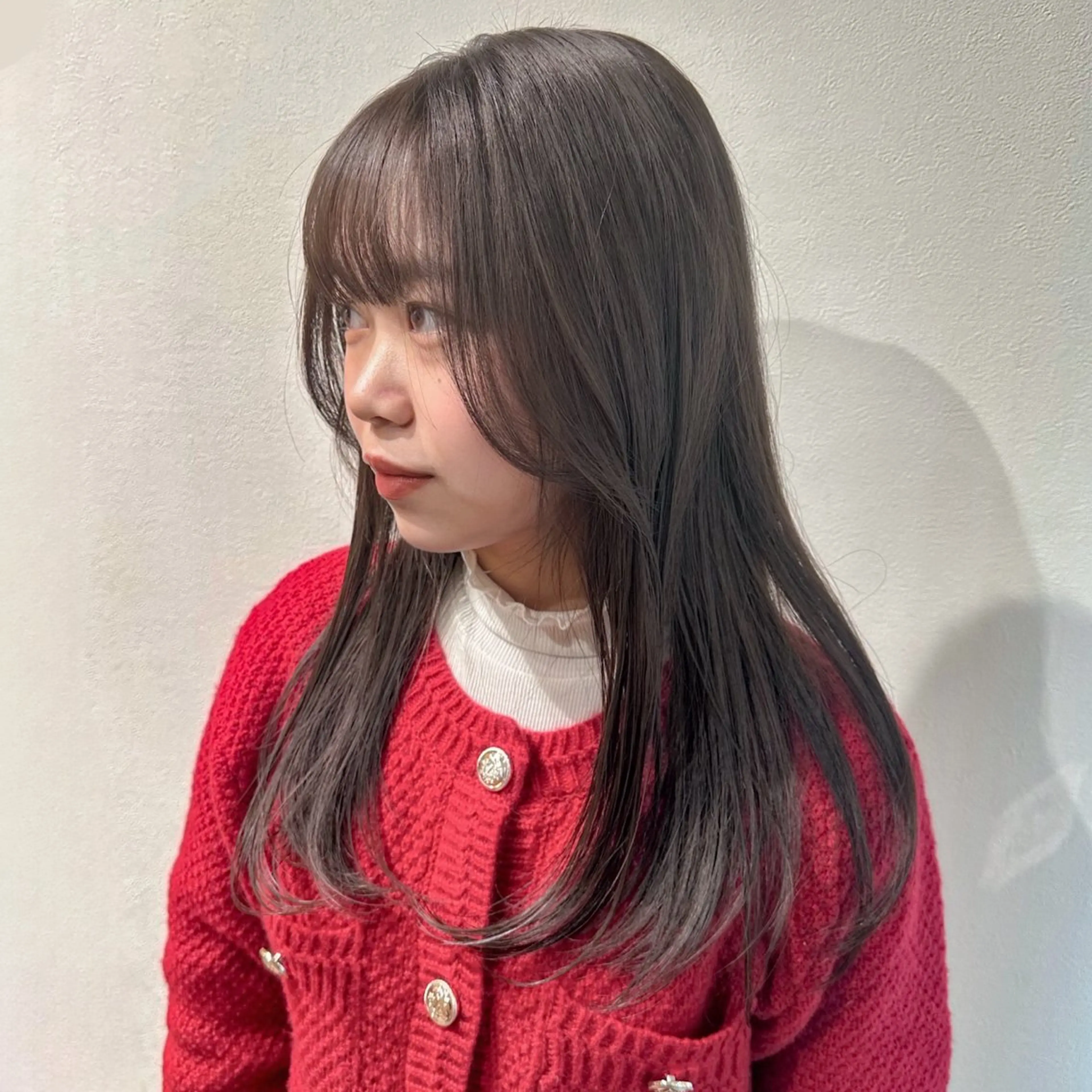 セミロング カラー ヘアカラー トリートメント メンズ特化🏹カット パーマ/チヒロ🤍のヘアスタイル