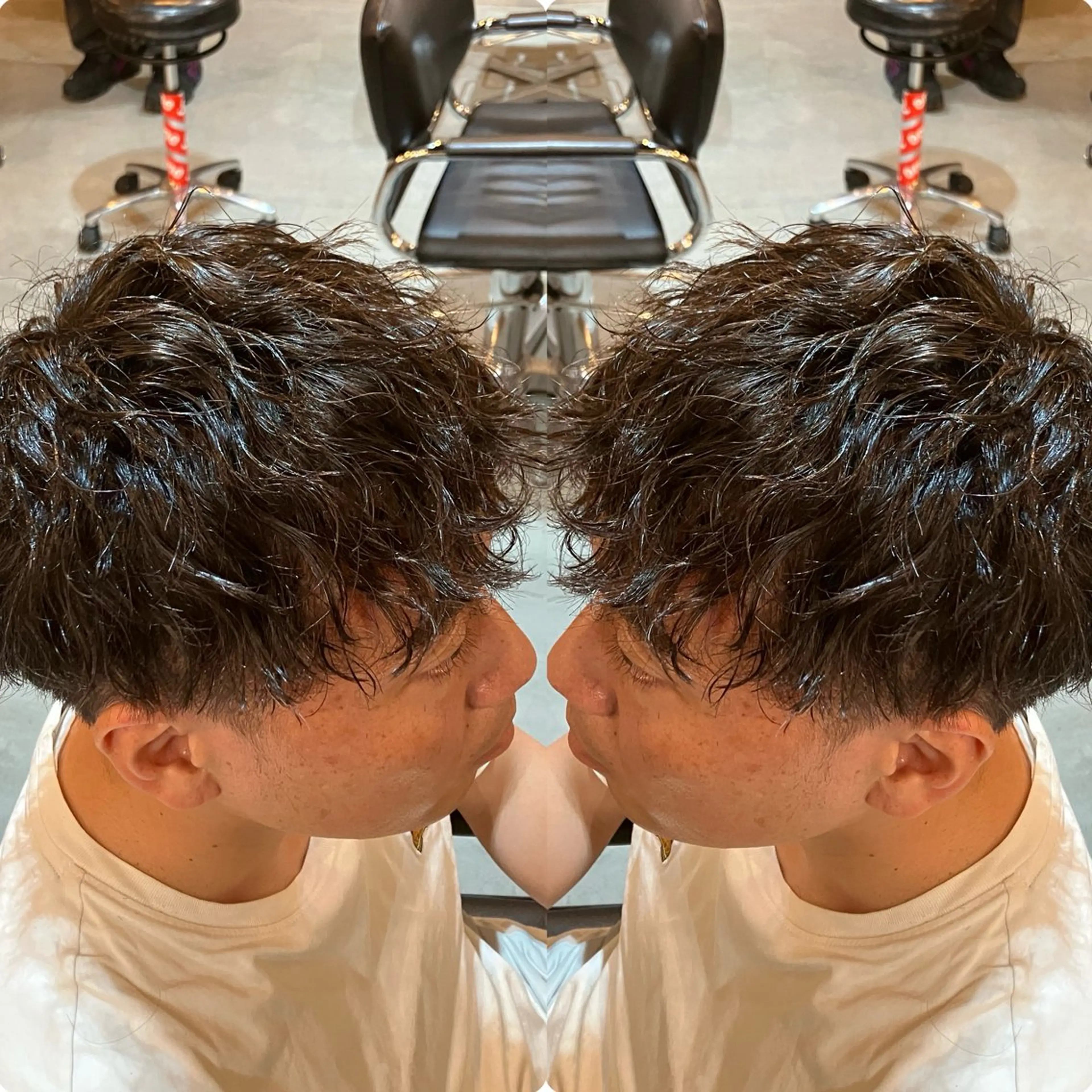 ショート 👑曲がる縮毛矯正 /パーマ👑ショウのヘアスタイル