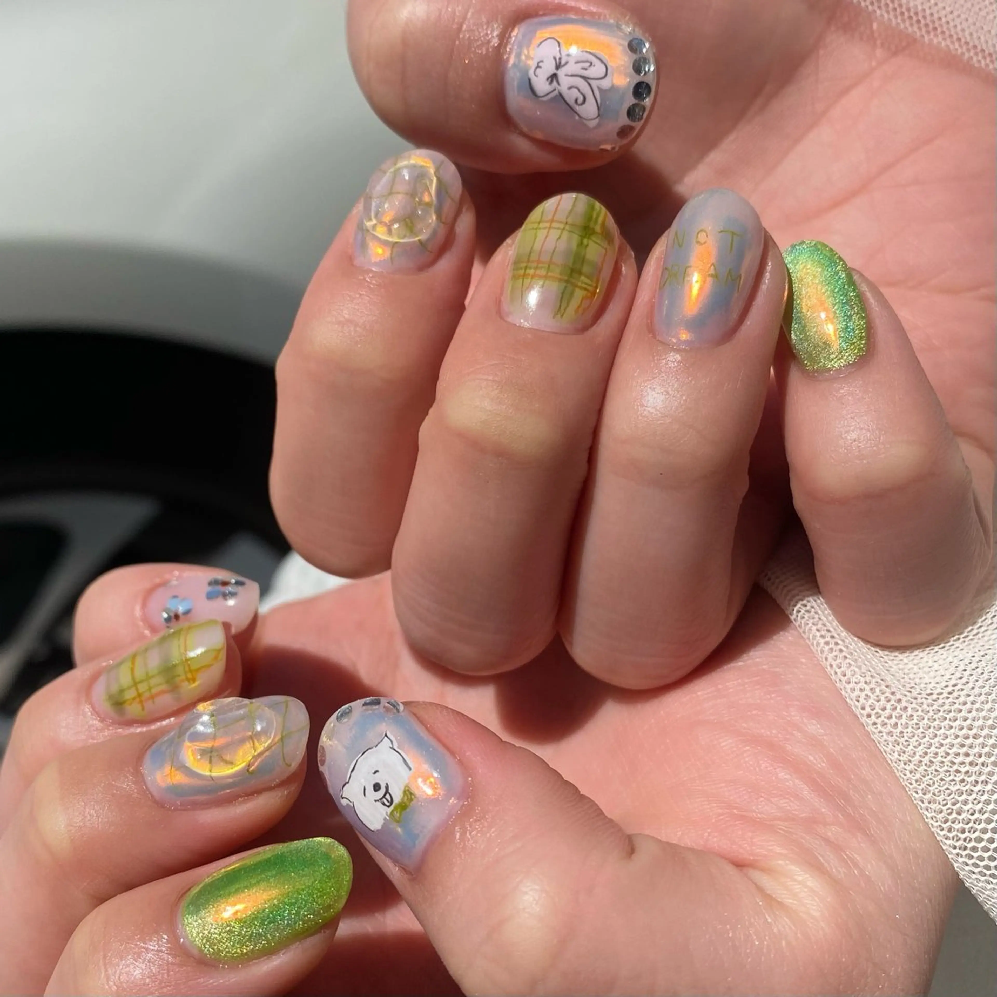 メンズ ネイル ✨akari✨ 韓国、メンズネイルのネイルデザイン