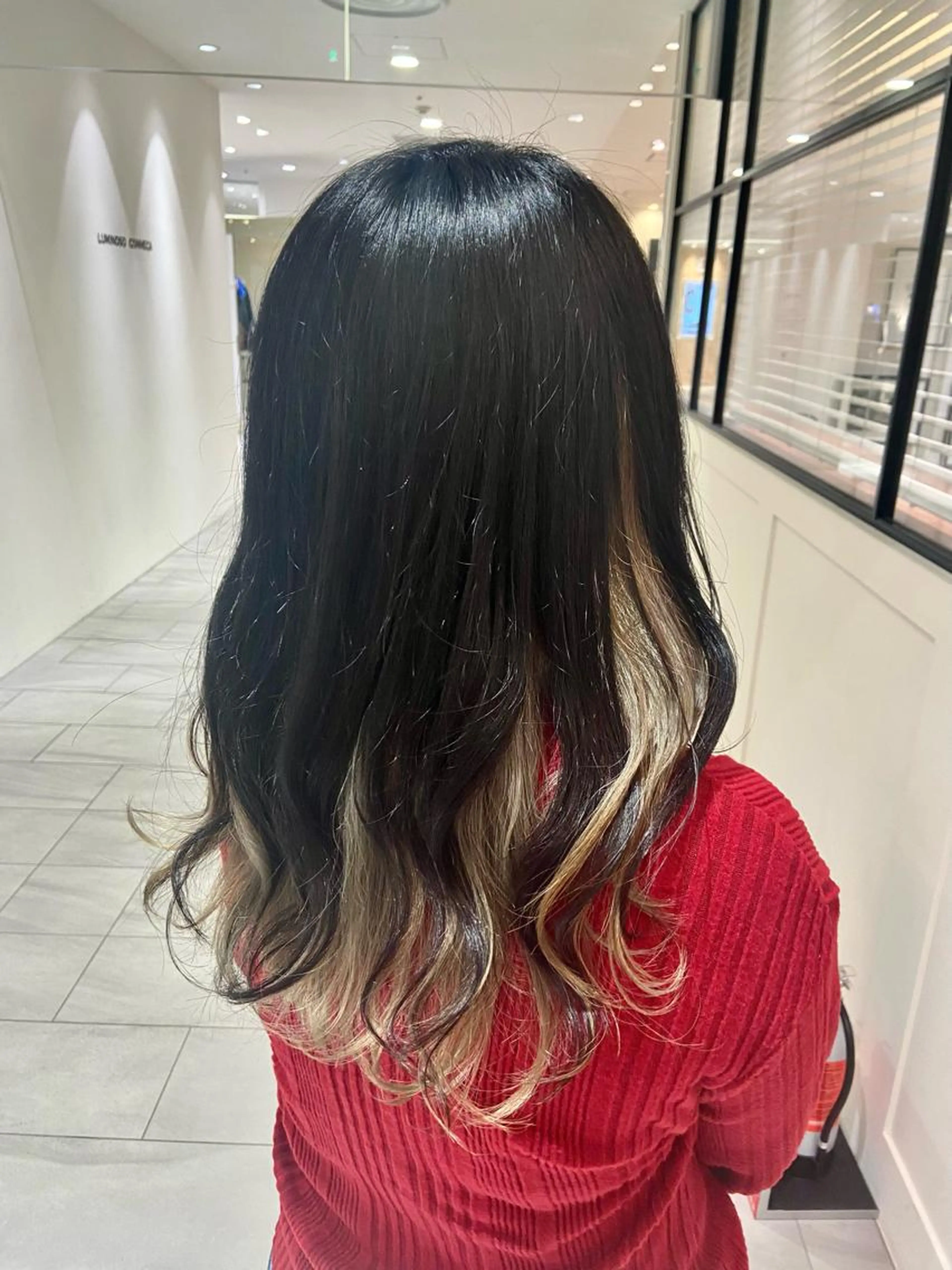 インナーカラー＋カット🌿の写真