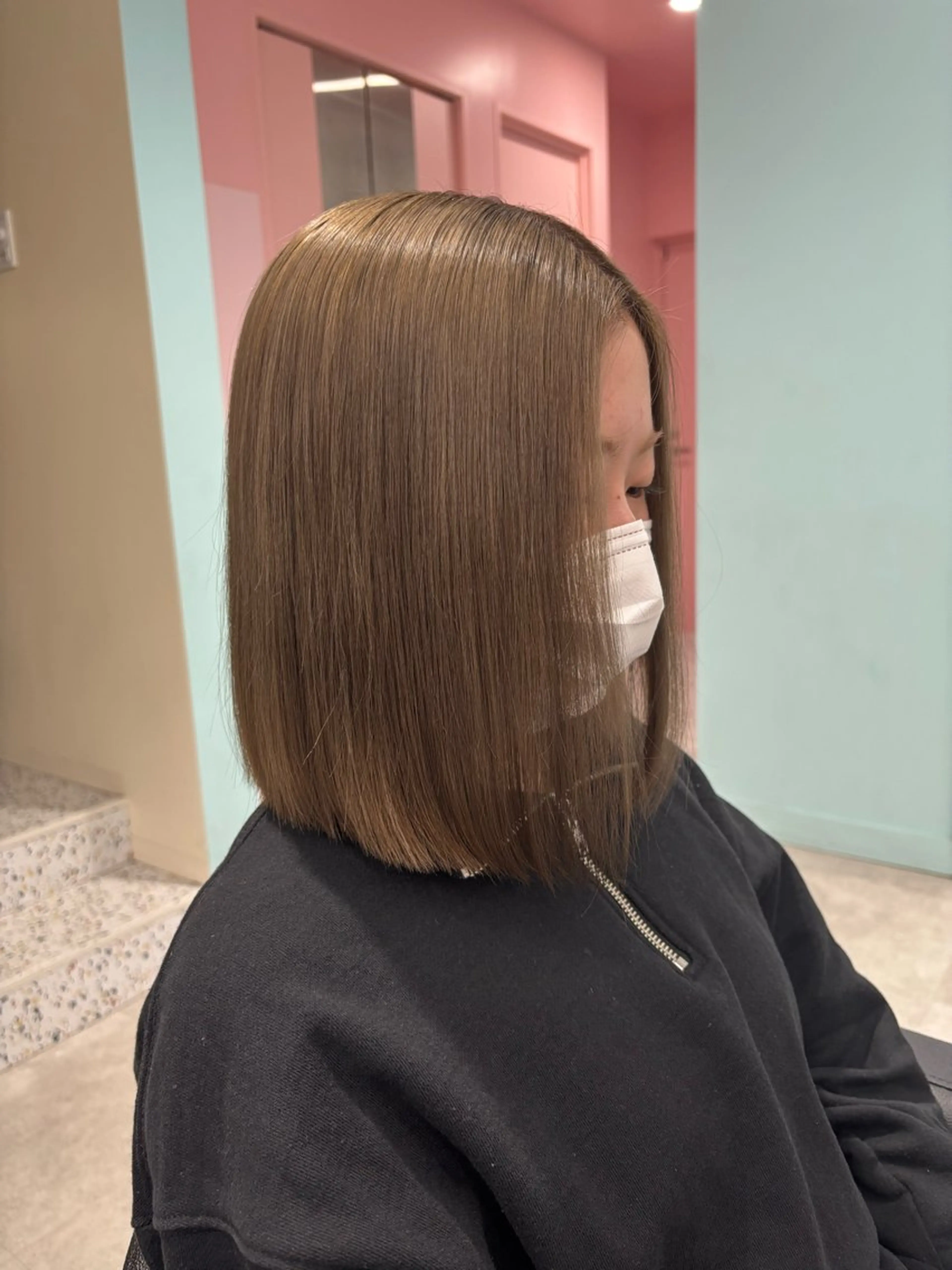 【🐝Wカラーで可愛く🍯】💕カット➕ブリーチなしorありWカラー➕炭酸スパ➕ヘアセット💕の写真