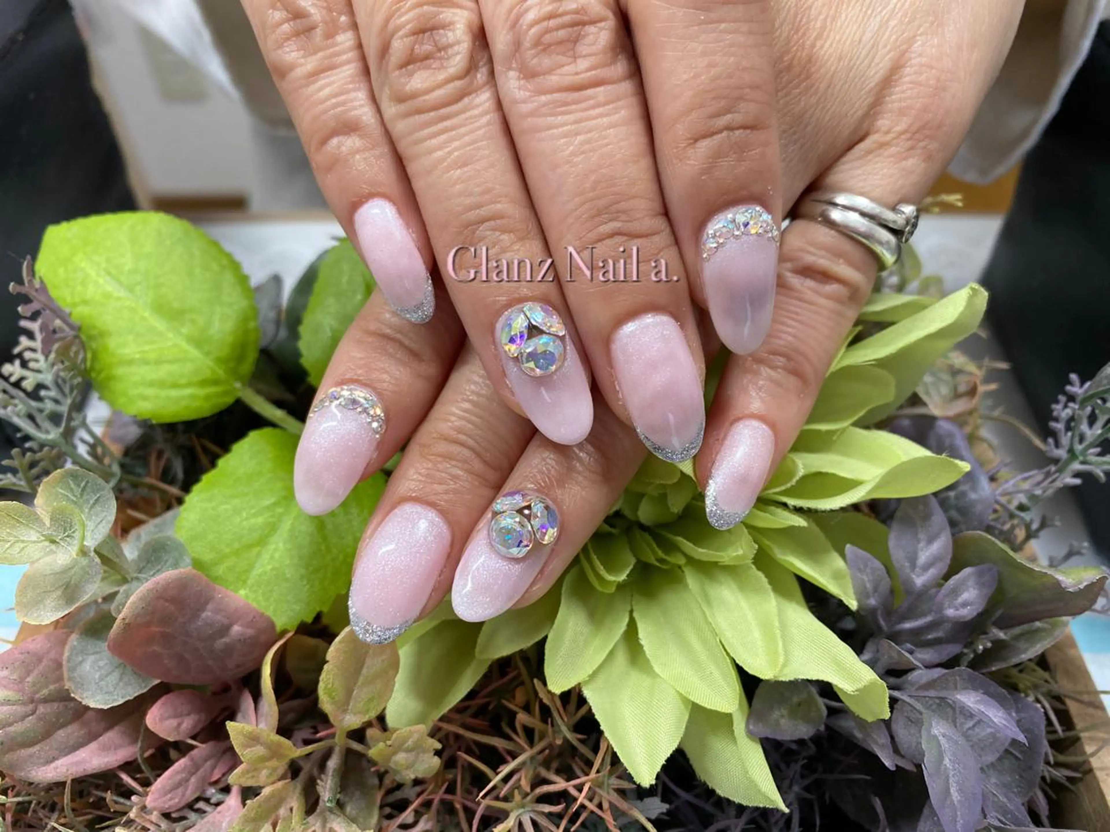 ネイル ジェルネイル キラキラネイル Glanz  Nail aのネイルデザイン