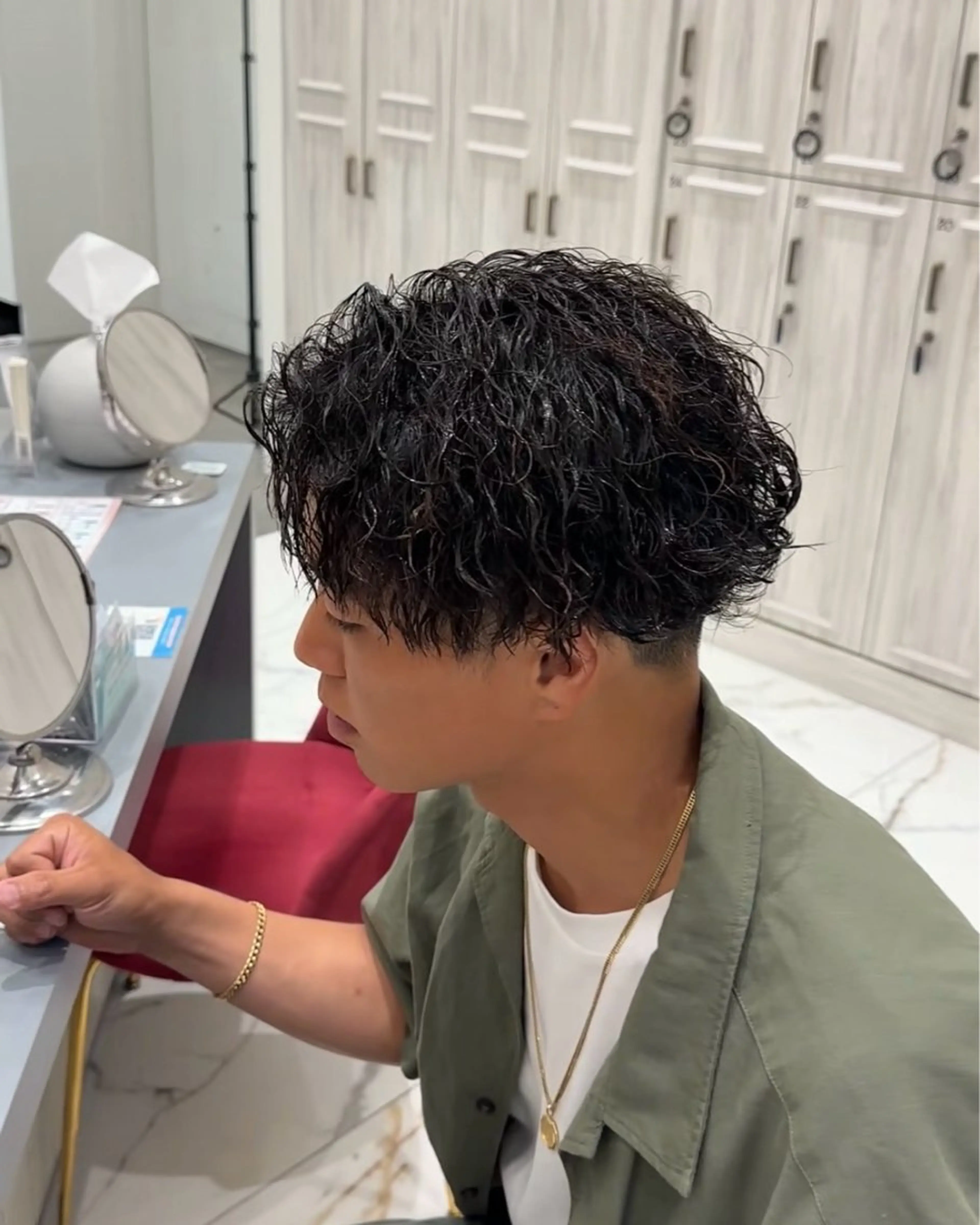 パーマ メンズ 河合 すみれのヘアスタイル