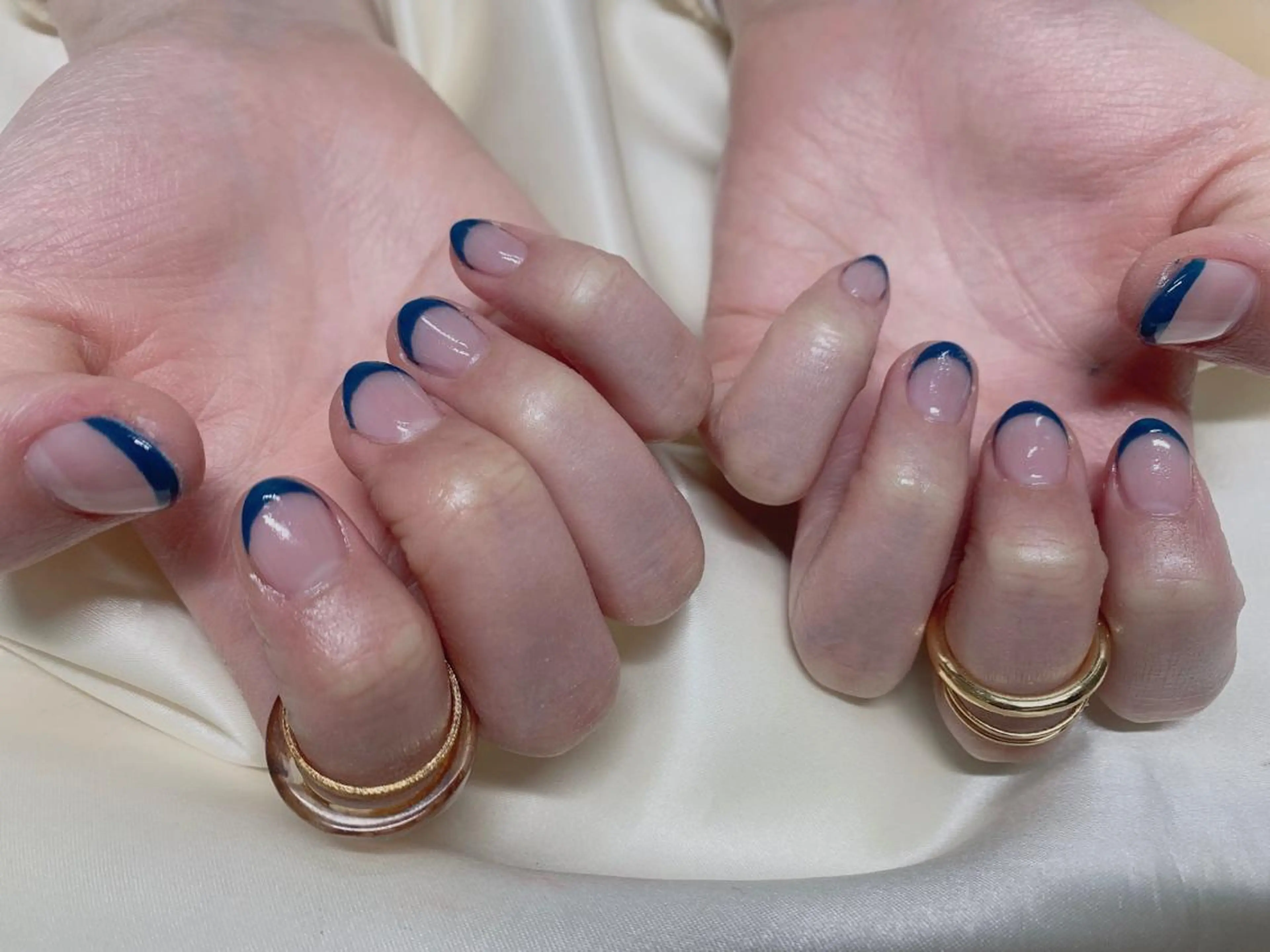 ネイル フレンチネイル Mogu nail 二子玉川のネイルデザイン