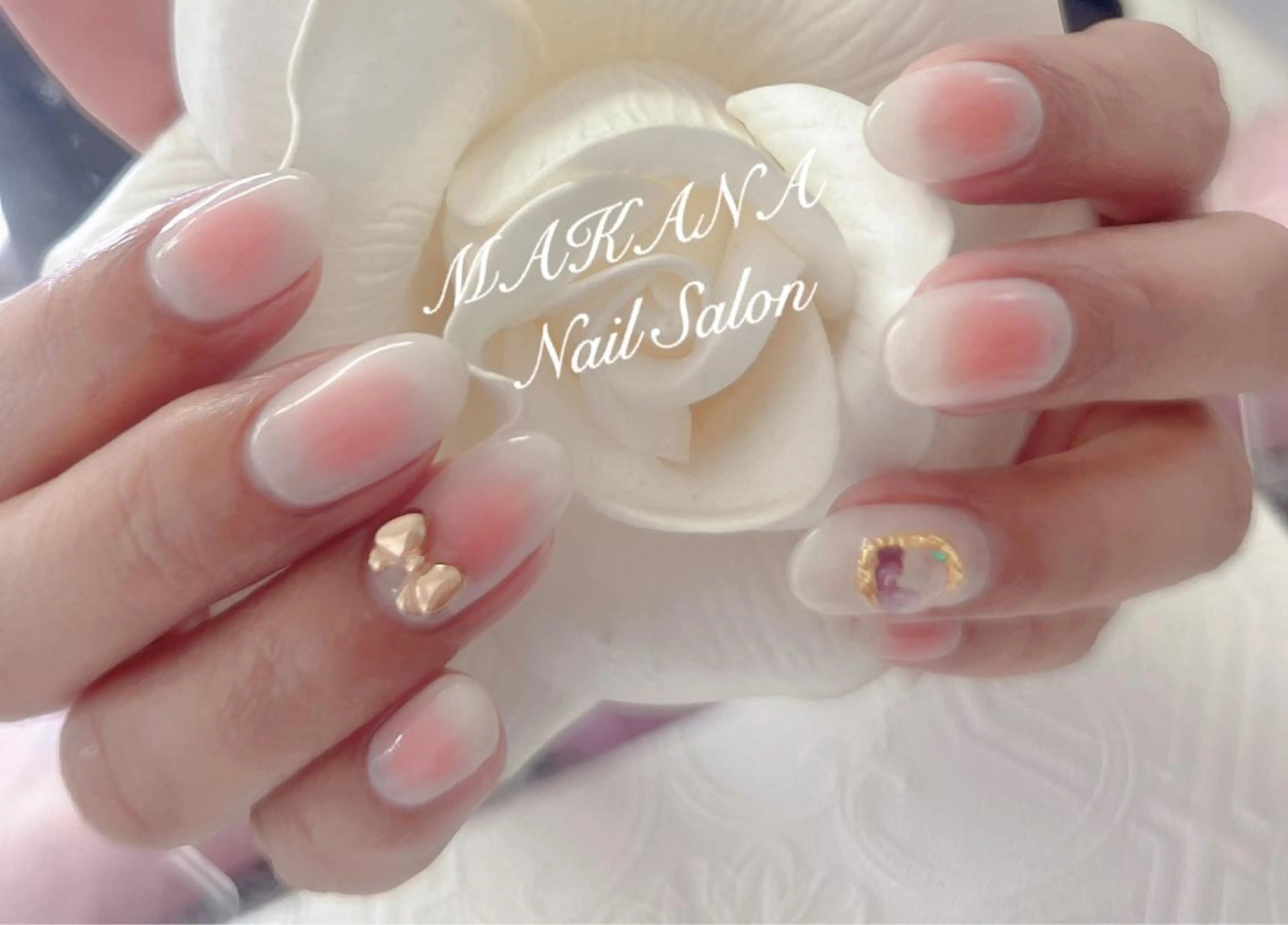 ネイル チークネイル 春ネイル MAKANA所属・鈴木 ユニのネイルデザイン