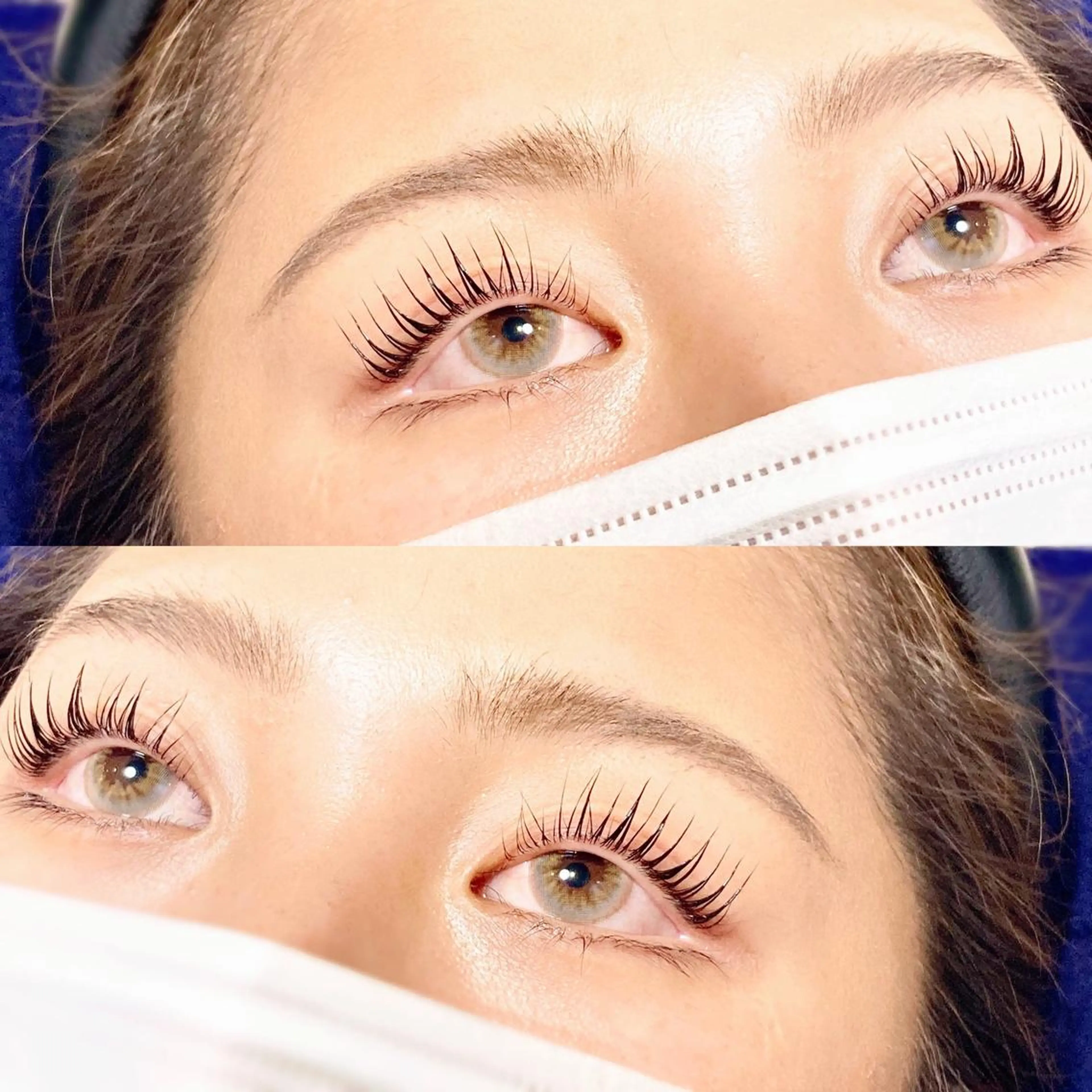 マツエク・マツパ パリジェンヌラッシュリフト 一重×まつ毛パーマ マリーテレジア 渋谷店❤️無料モデルのマツエク・マツパデザイン