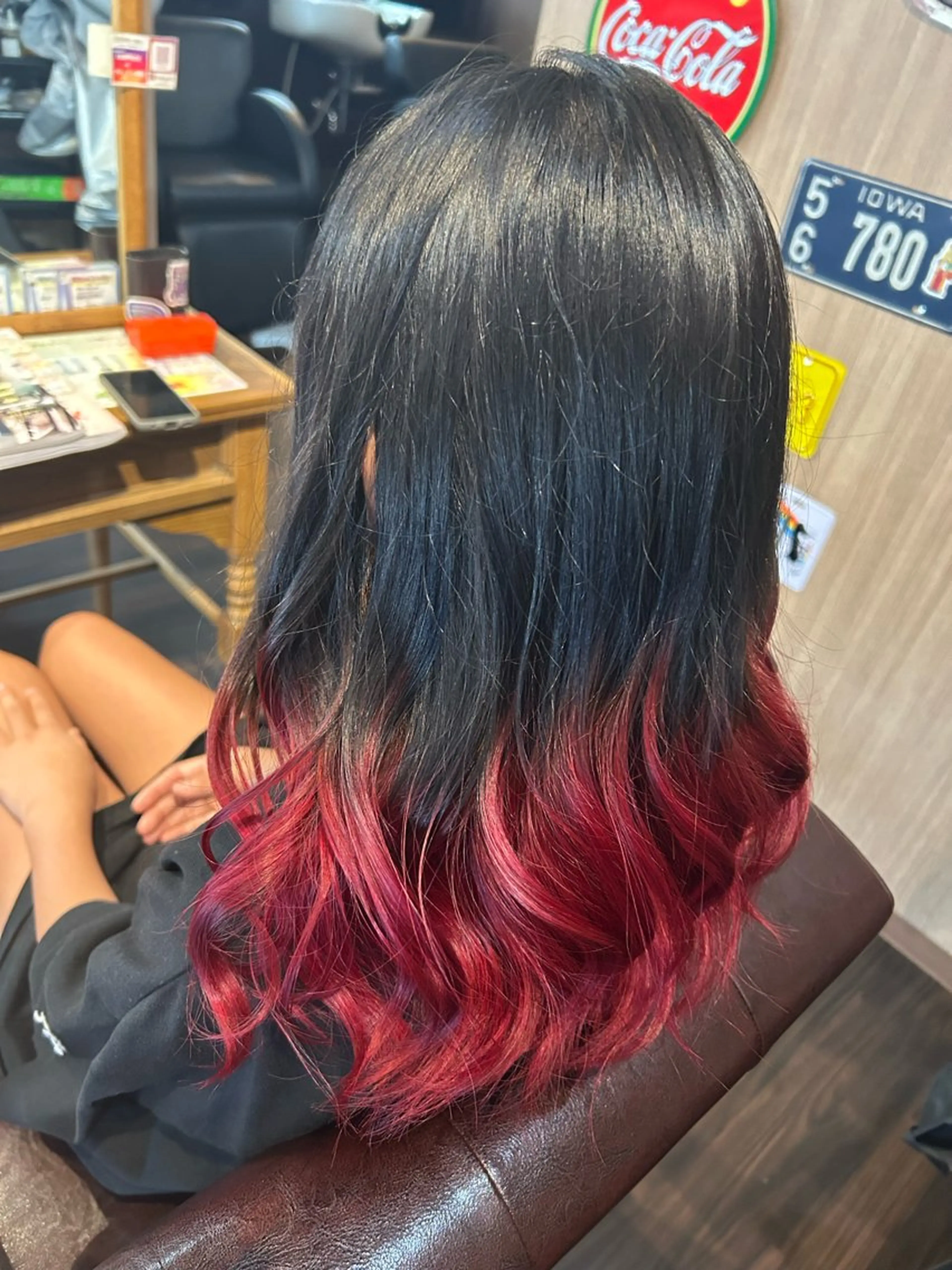 セミロング カラー キッズ グラデーションカラー 💎ヘアーサロン NIKA💎YURIのヘアスタイル