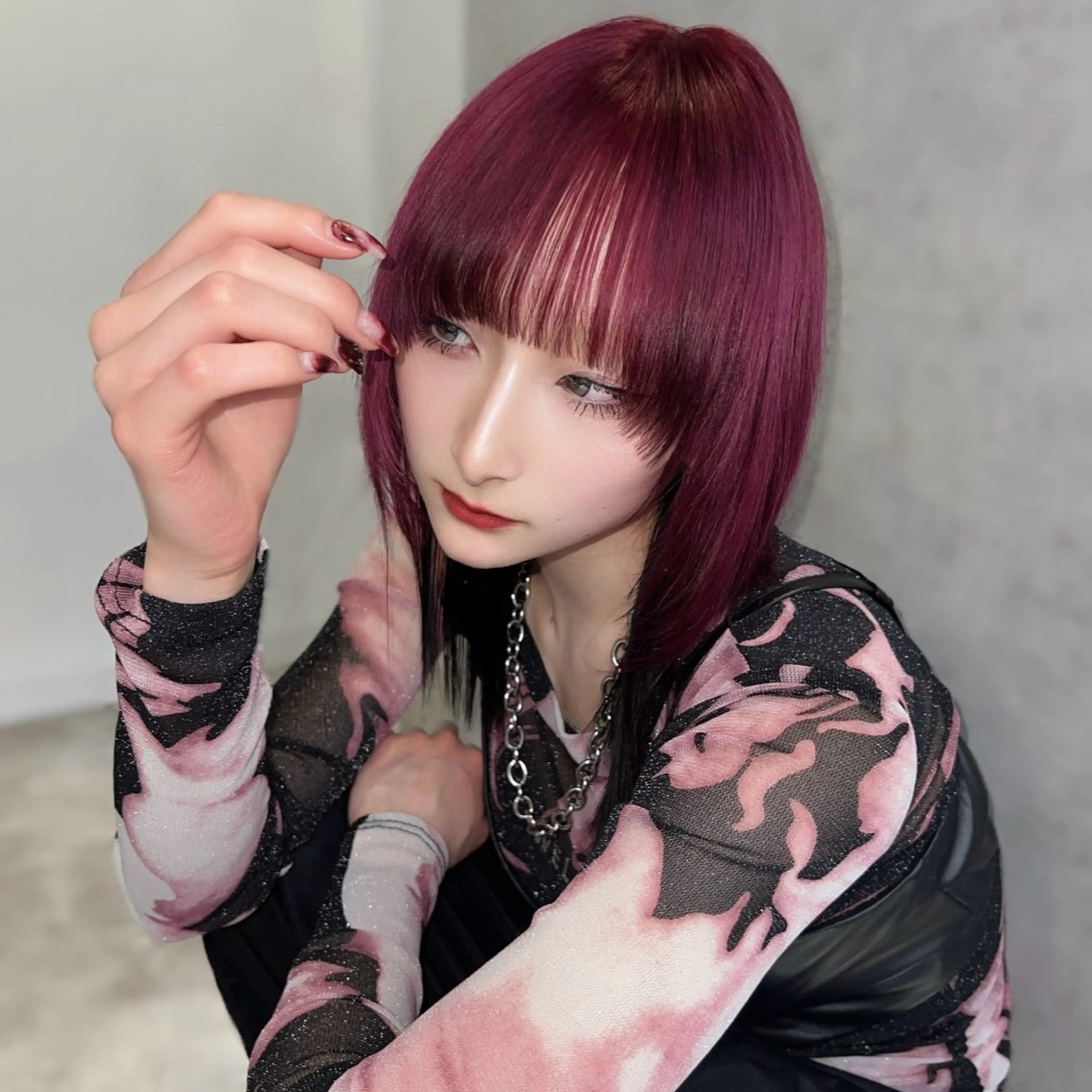 セミロング カラー ヘアカラー Ren. 🦋デザインカラーのヘアスタイル