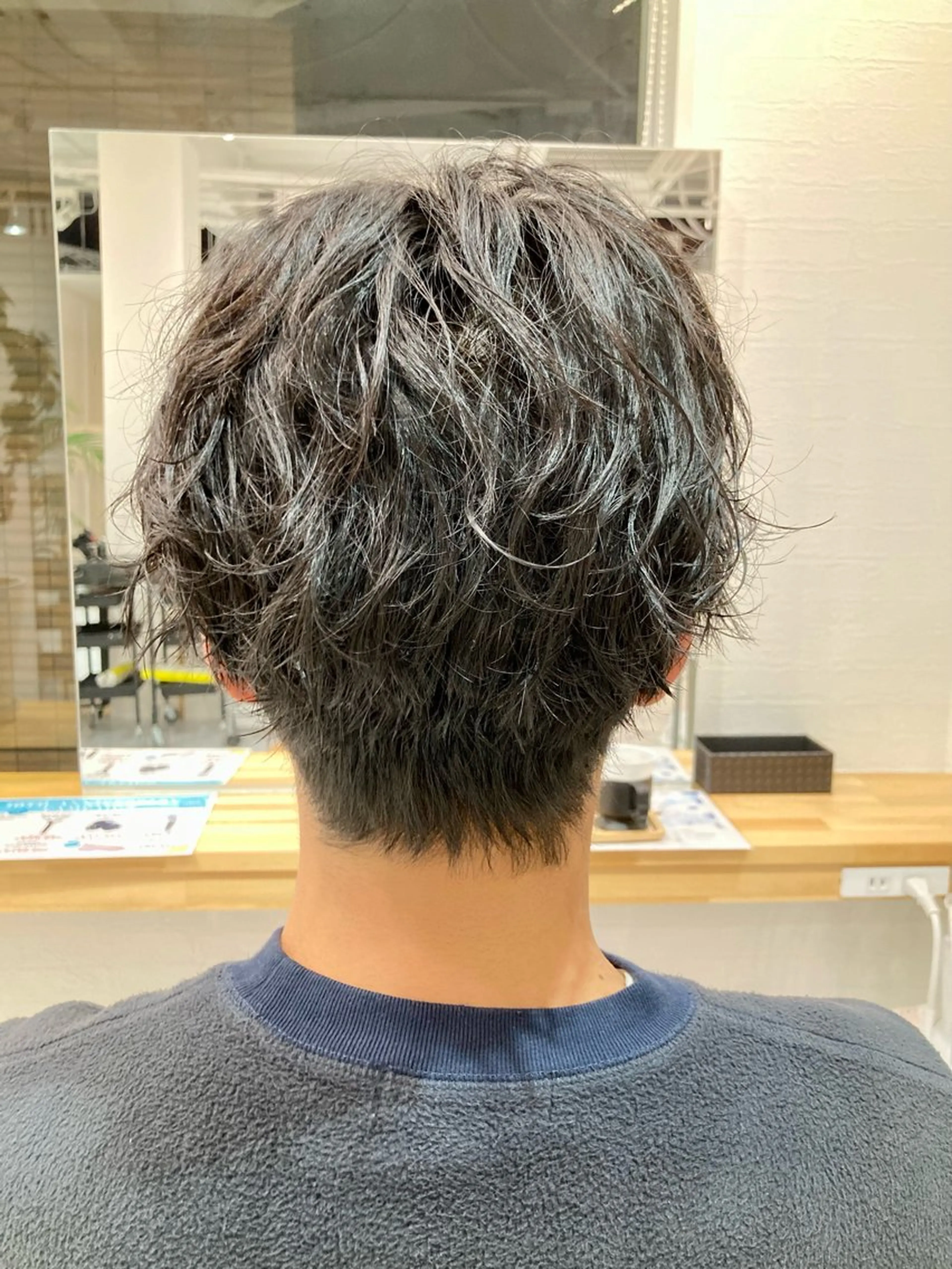 パーマ メンズ センターパート マッシュ メンズパーマ 刈り上げ 波巻きパーマ カット パーマ Antwerp💎 ✂︎HiROKi✂︎のヘアスタイル