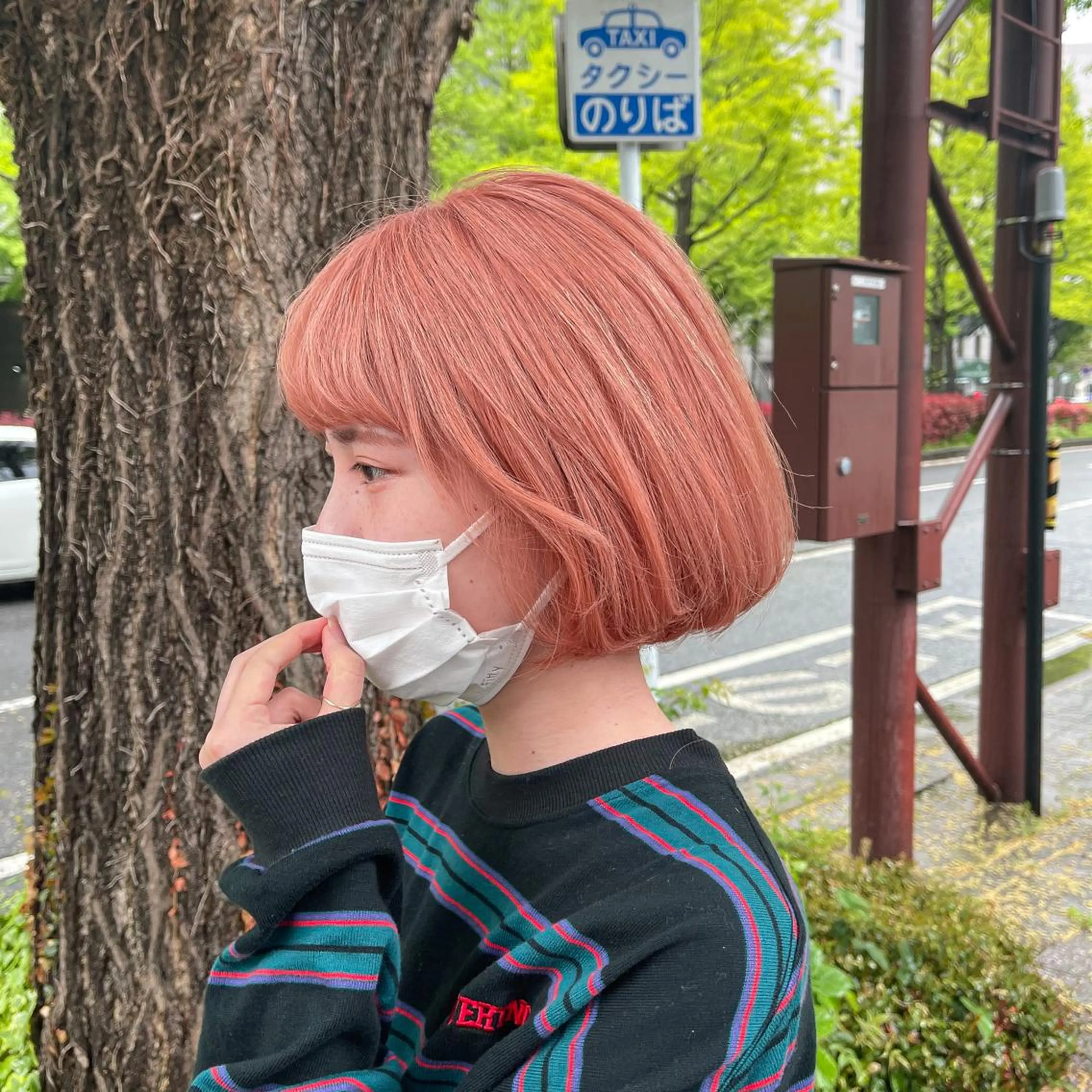 ミディアム LAME所属・RU NAのヘアスタイル