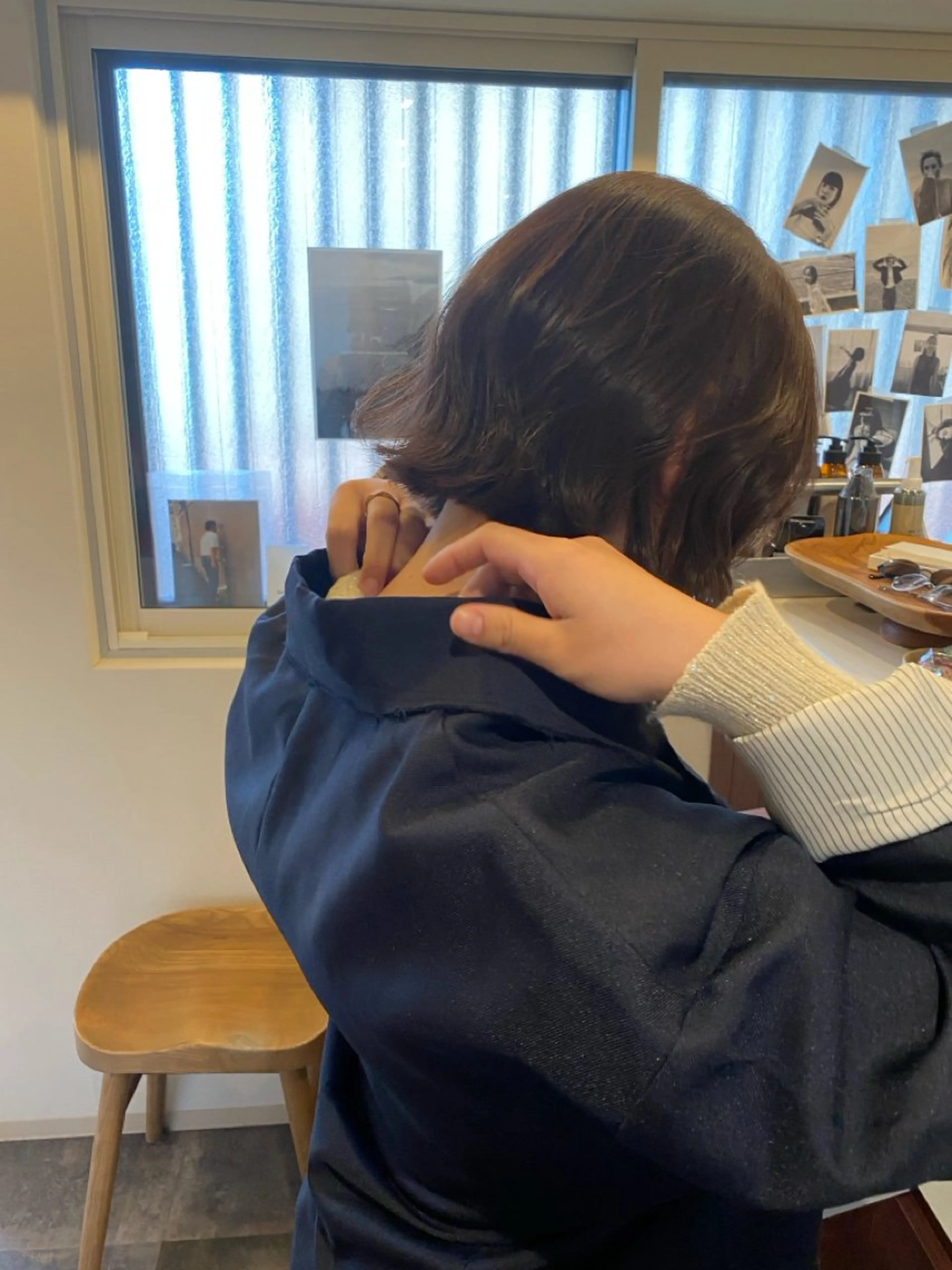 ショート カット ヘアカラー トリートメント みやけ ひなのヘアスタイル