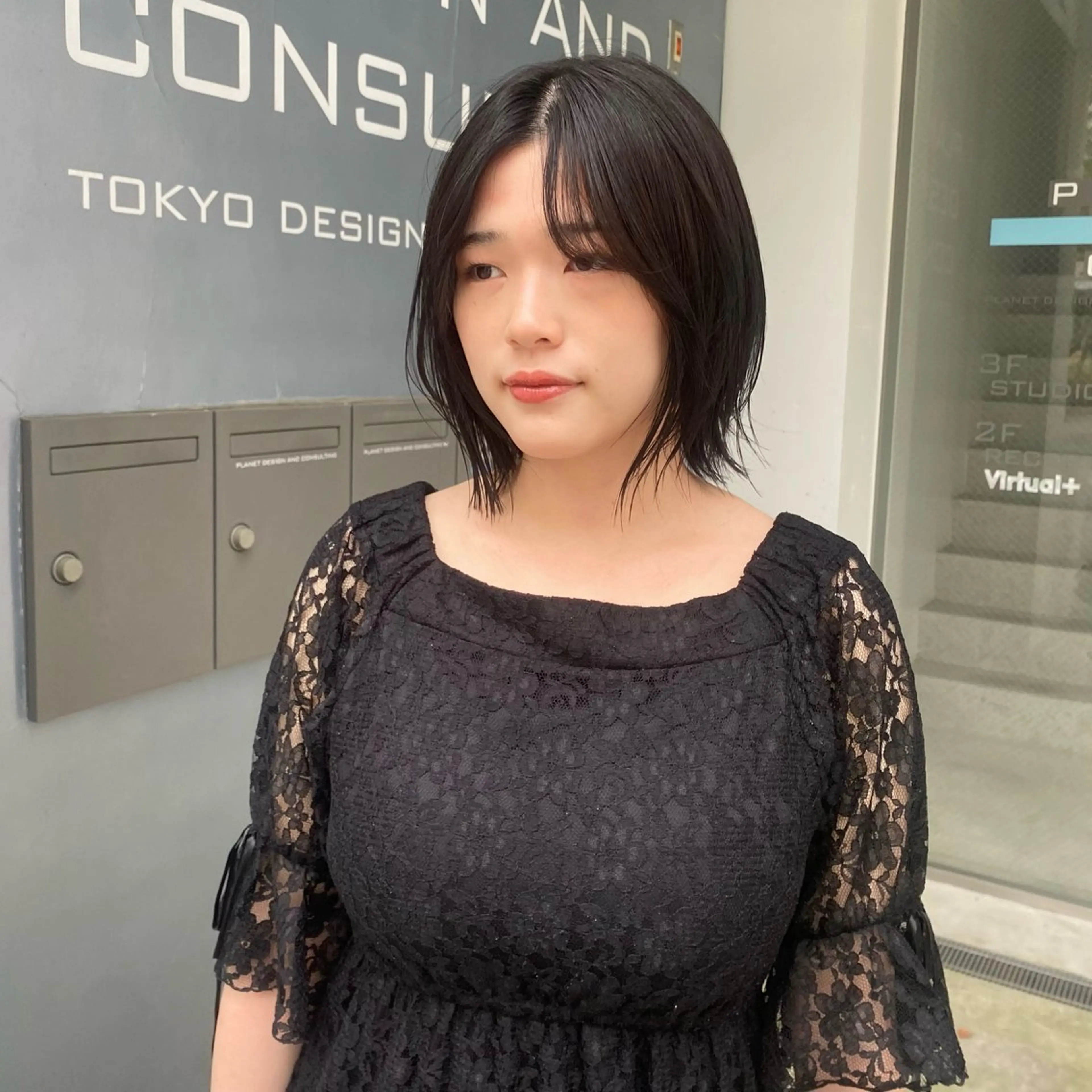 ミディアム カラー カット ヘアカラー トリートメント noa/ 渋谷のヘアスタイル