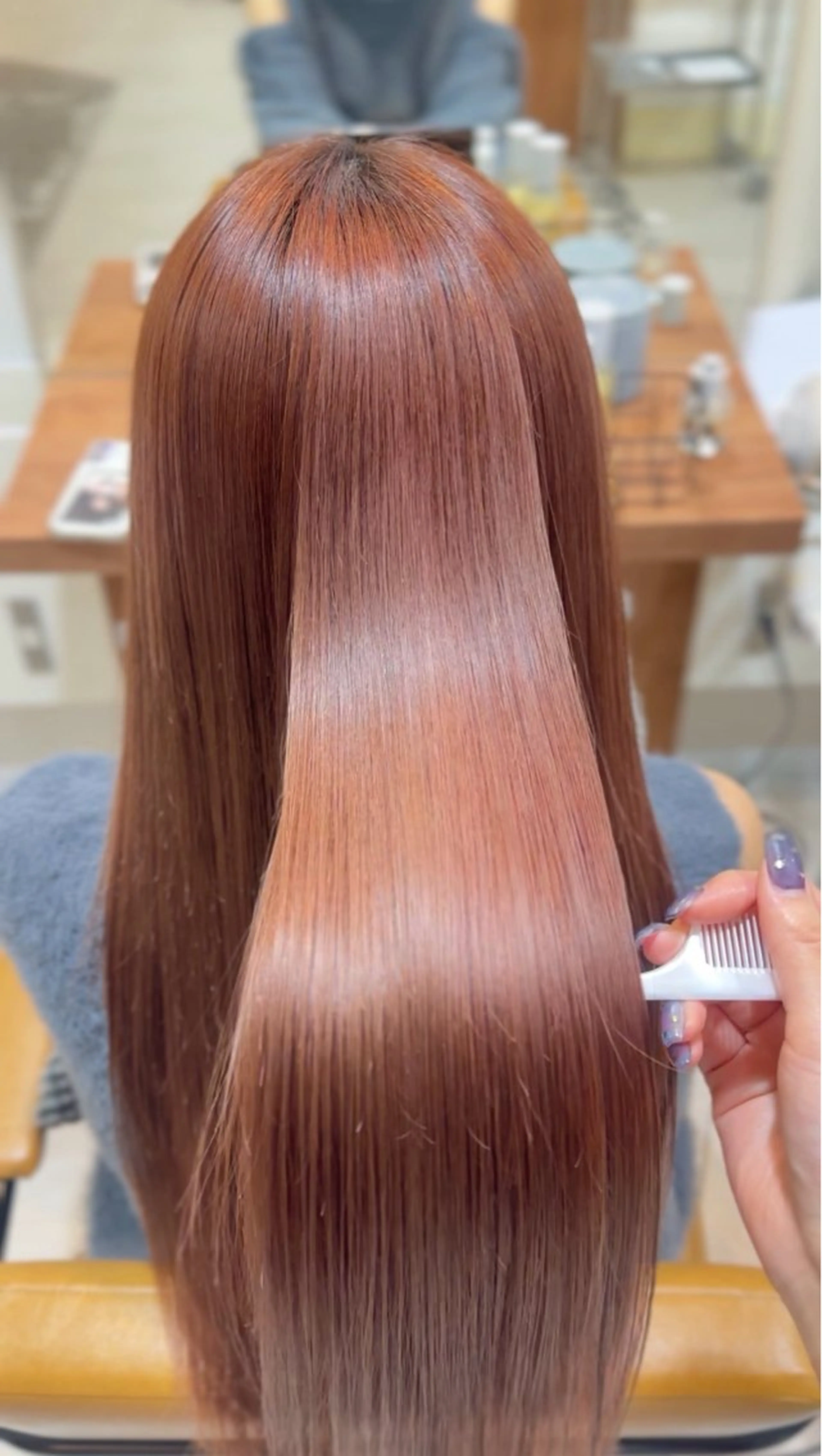 ⸜🌷︎⸝暖色カラー⸜🌷︎⸝＋似合わせカット🎀＋1stepトリートメント🫧の写真