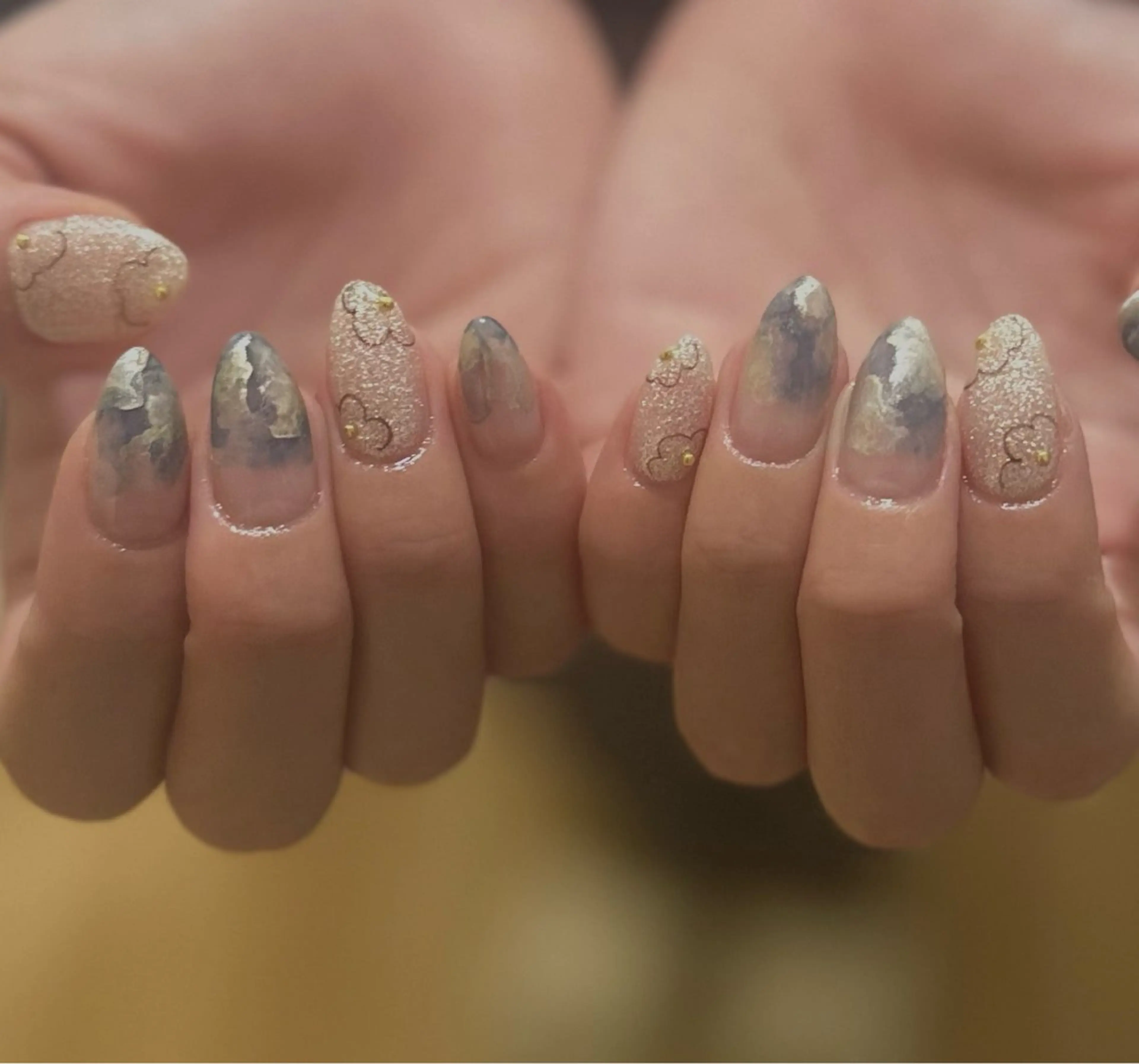 ネイル ニュアンスネイル シンプルネイル ハンドネイル filonnail Yuunaのネイルデザイン