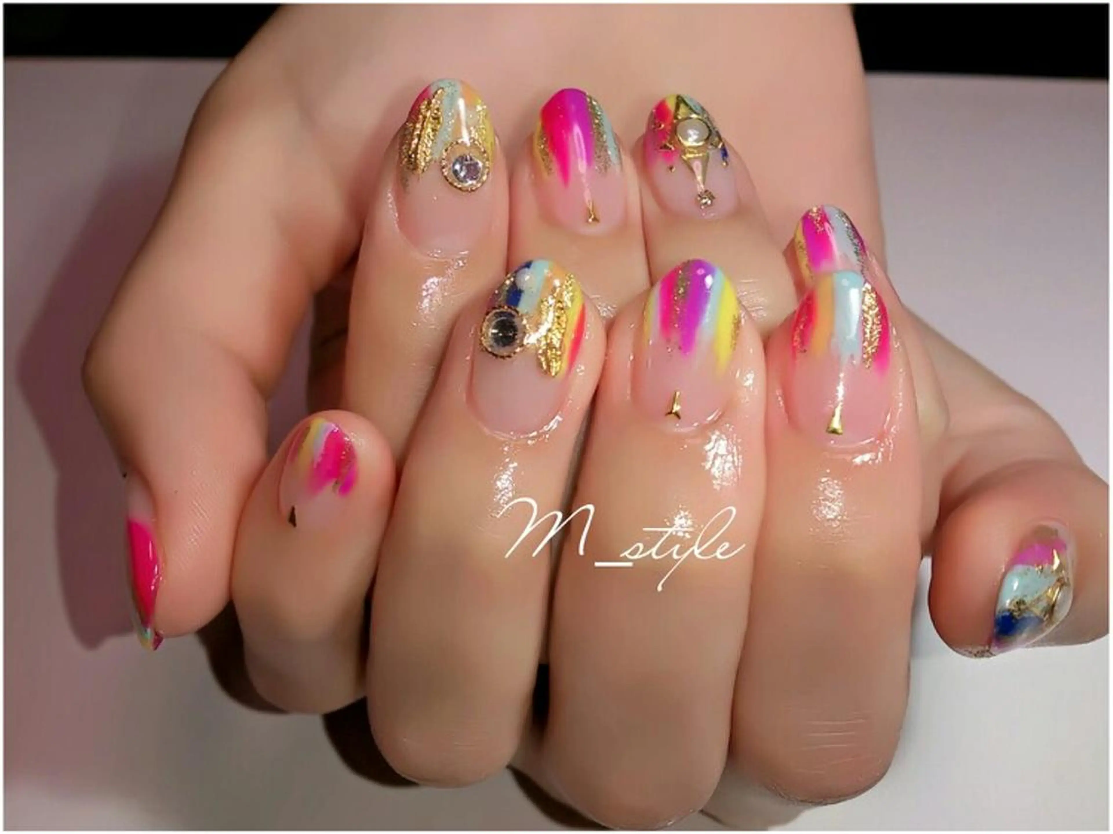 ネイル 下妻市ﾈｲﾙｻﾛﾝ M_styleのネイルデザイン