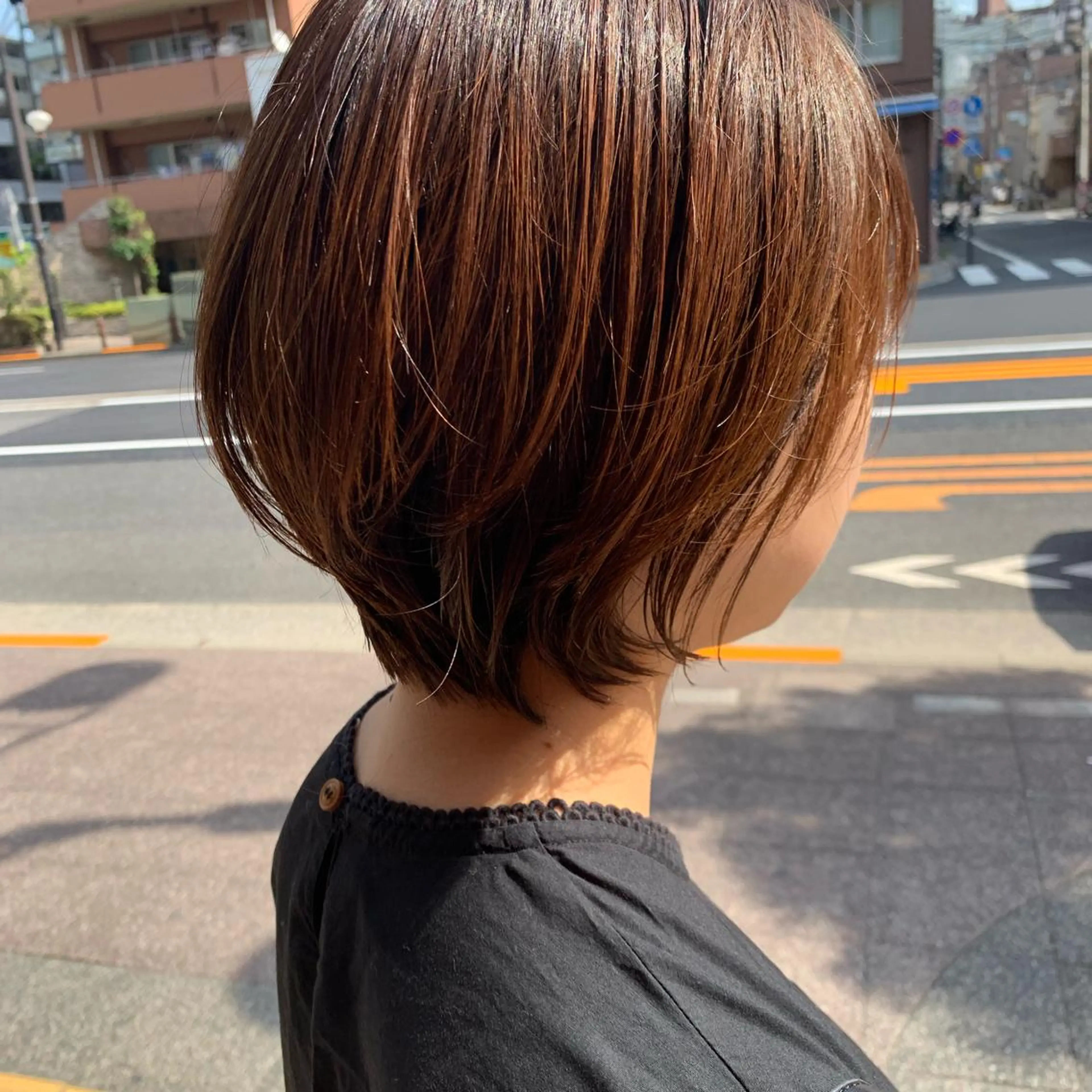 ショート カット 縮毛矯正 トリートメント 🟤TAP🟤 木曳野　金沢店のヘアスタイル