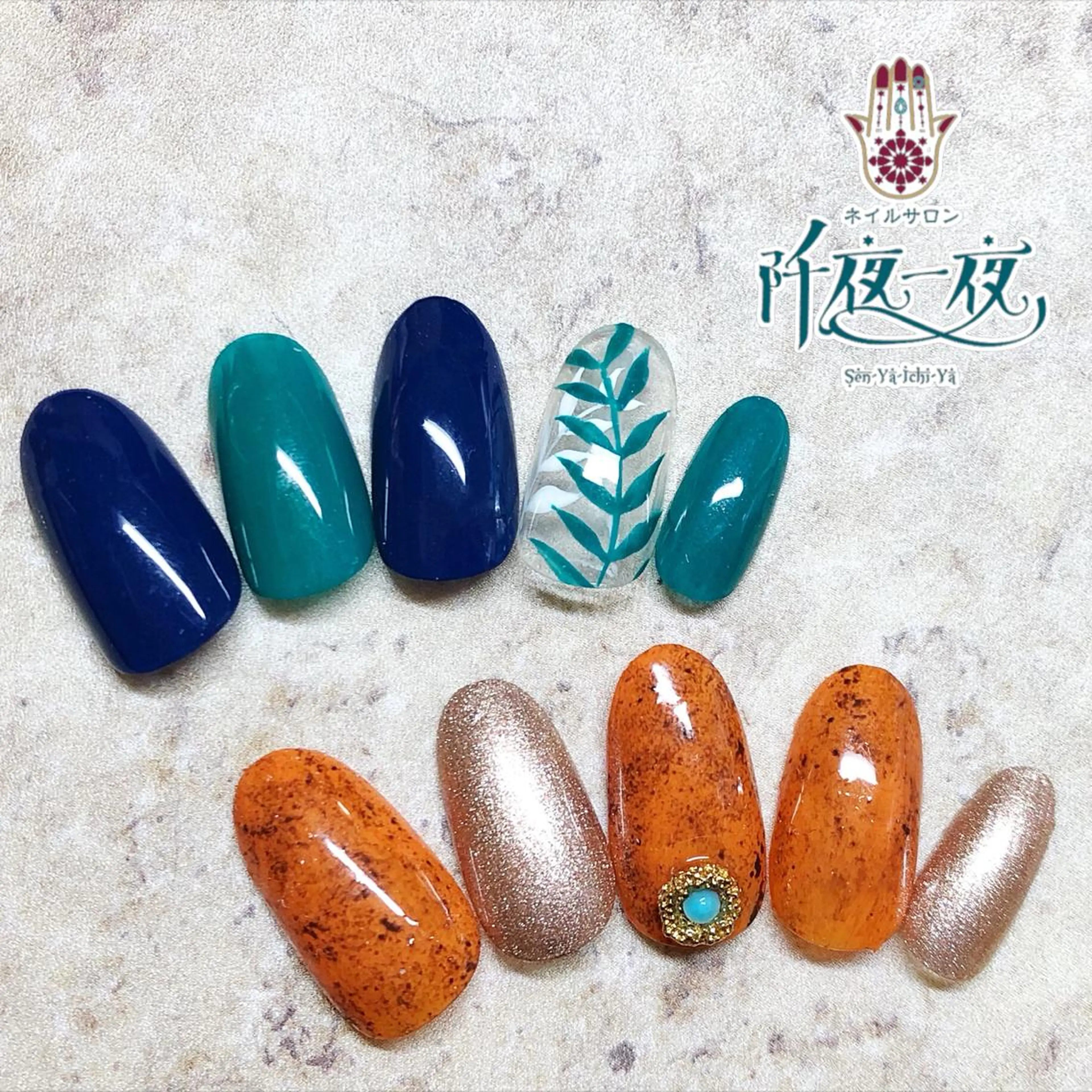 ネイル ハンドネイル 六本木ネイル阡夜一夜 当日＆持ち込み歓迎のネイルデザイン