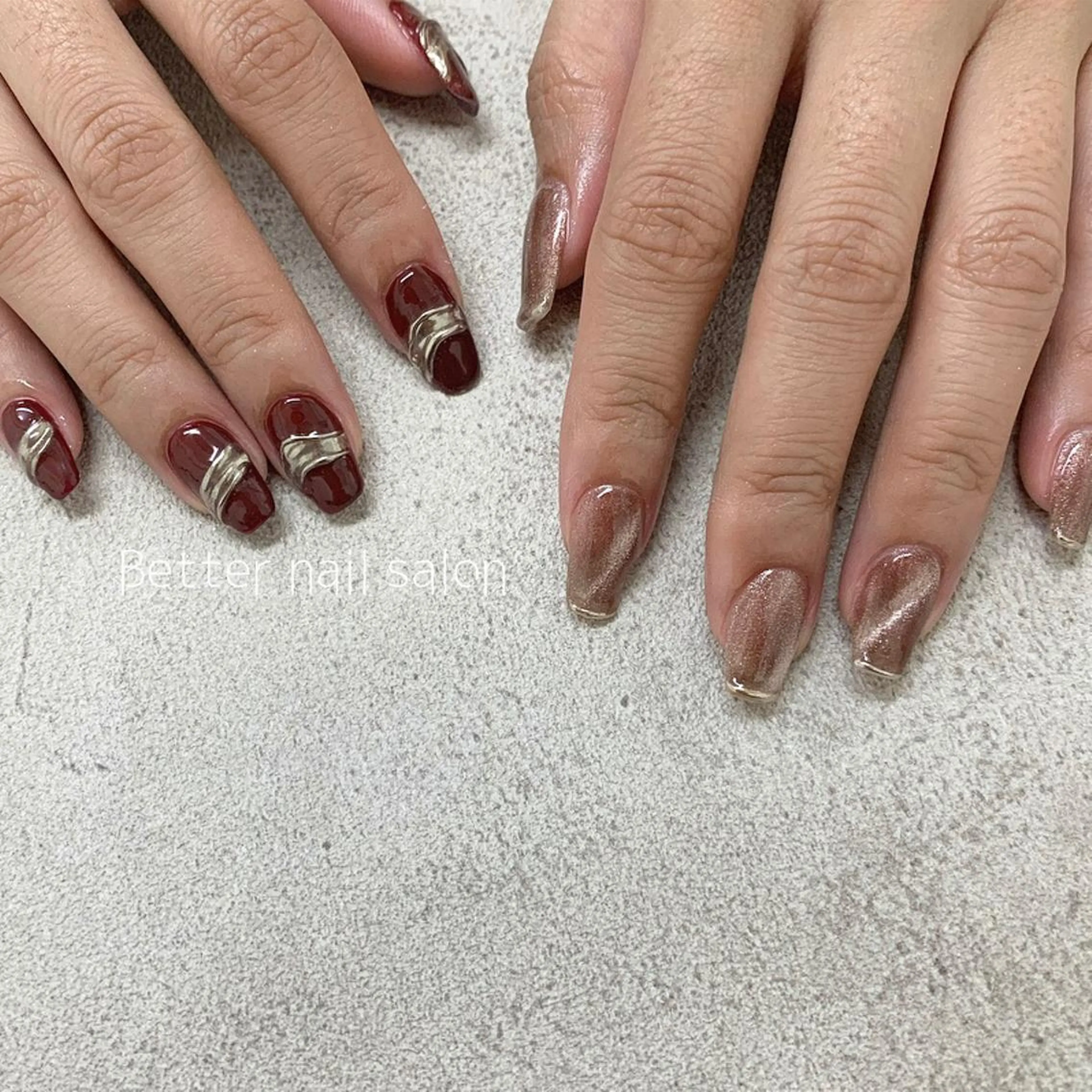 ネイル 赤色 musee art所属・Musee art 亀戸店のネイルデザイン