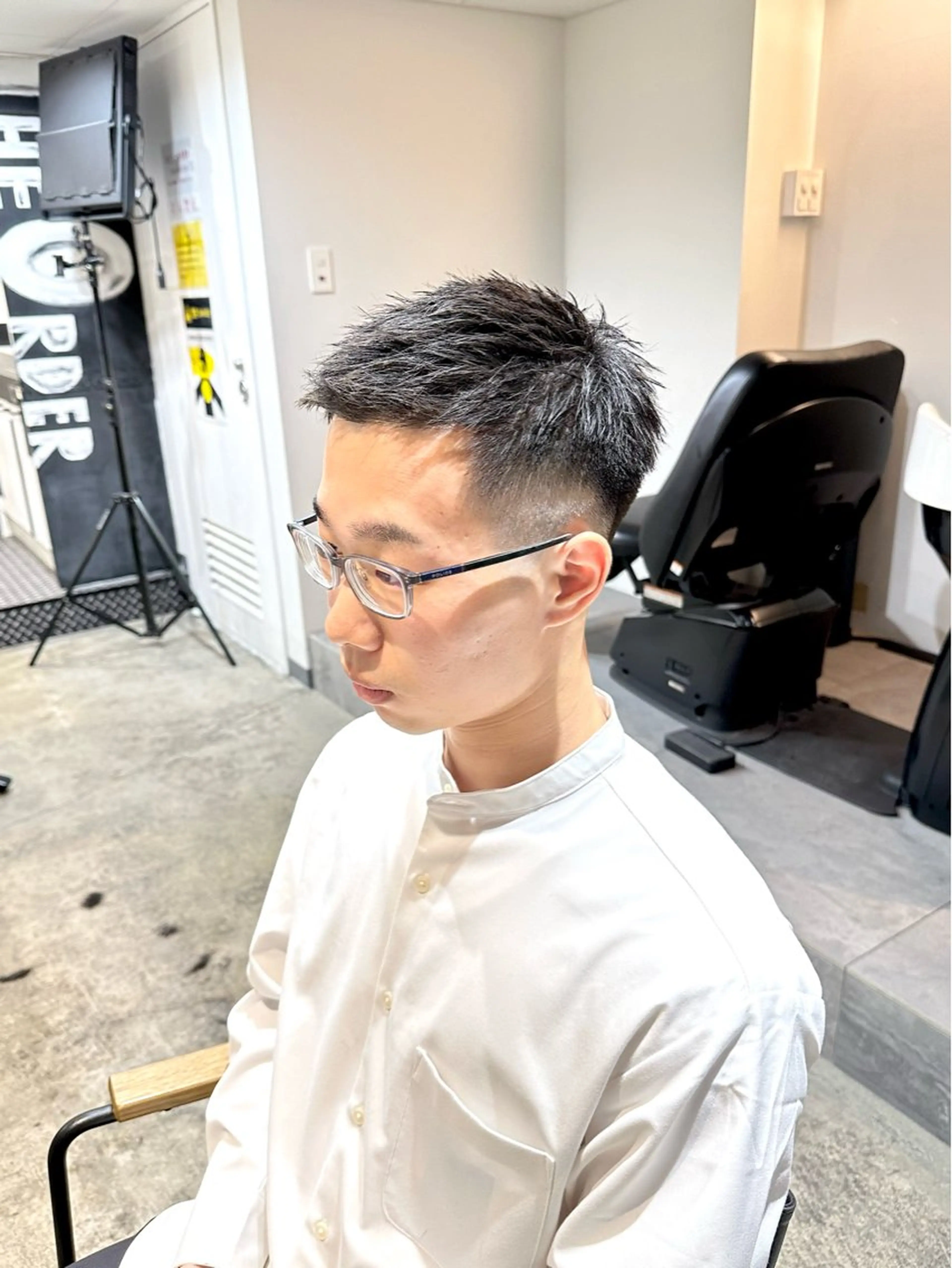 メンズ フェードカット メンズパーマ 刈り上げ カット 骨格補正施術/メンズ 専門美容師/YUYAのヘアスタイル