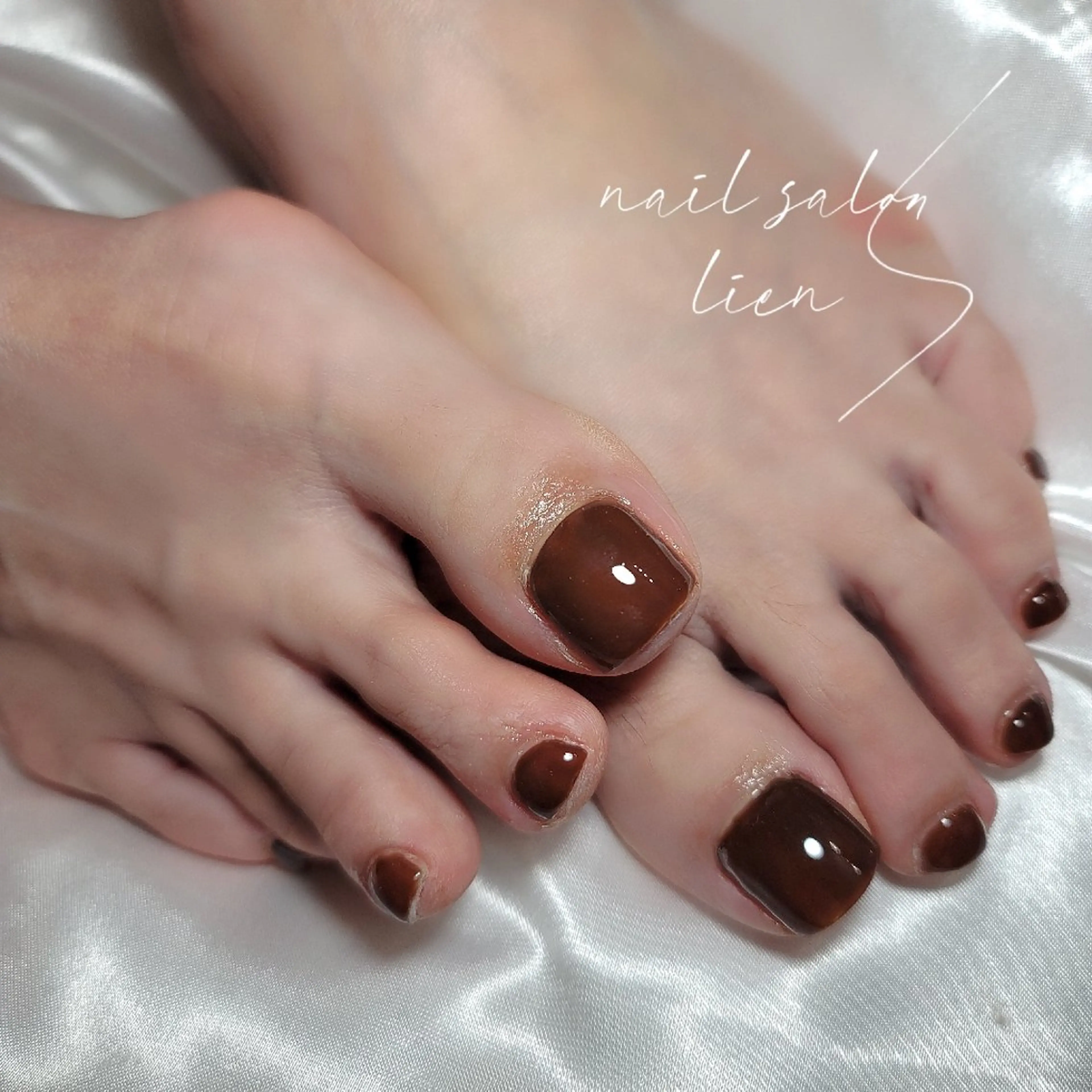 ネイル フットネイル プライベートサロン lienのネイルデザイン