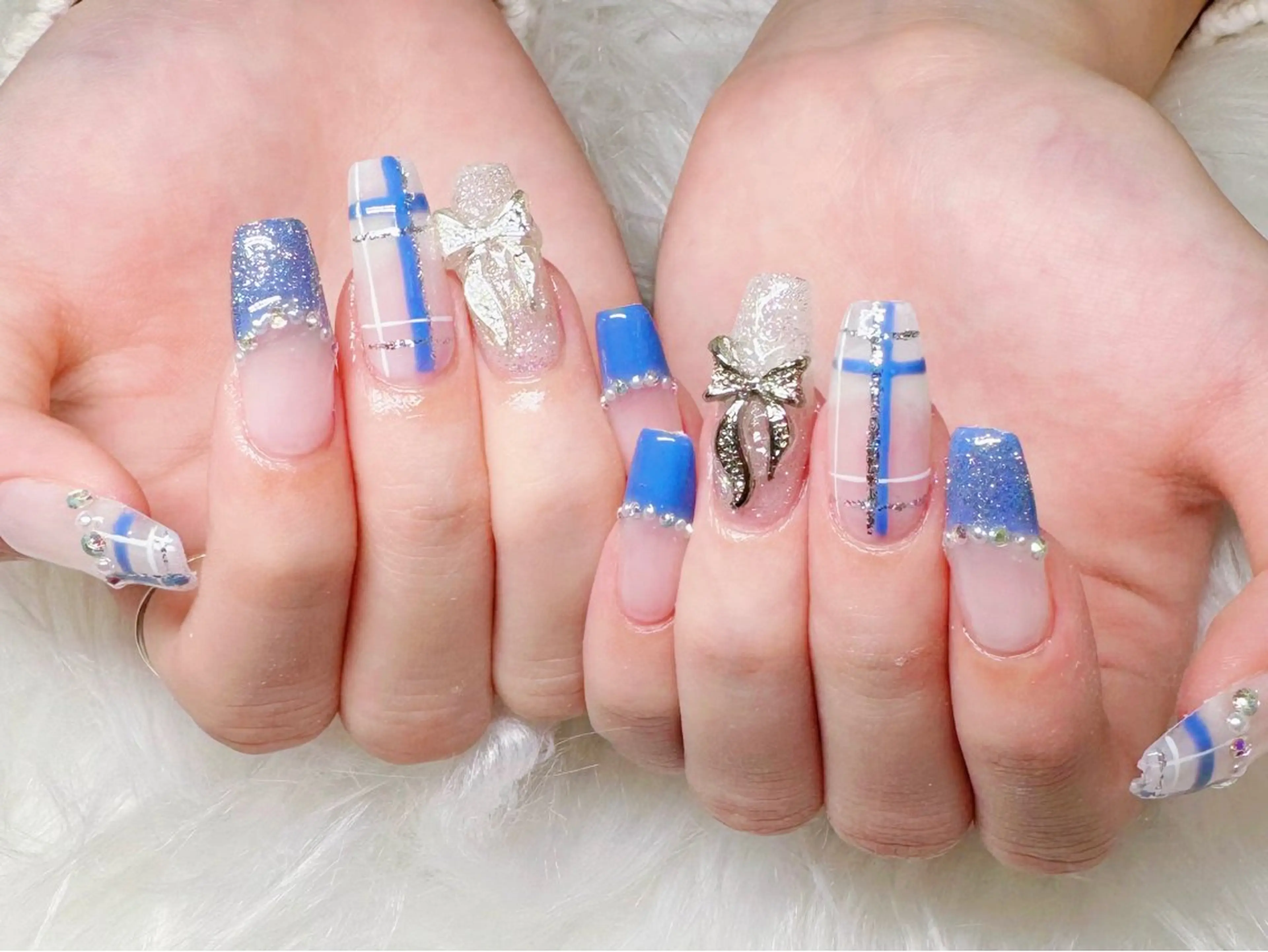 ネイル 韓国ネイル ロングネイル 春ネイル ワンホンネイル 冬ネイル H'ami nail salon所属・ハミネイルサロン ハナのネイルデザイン