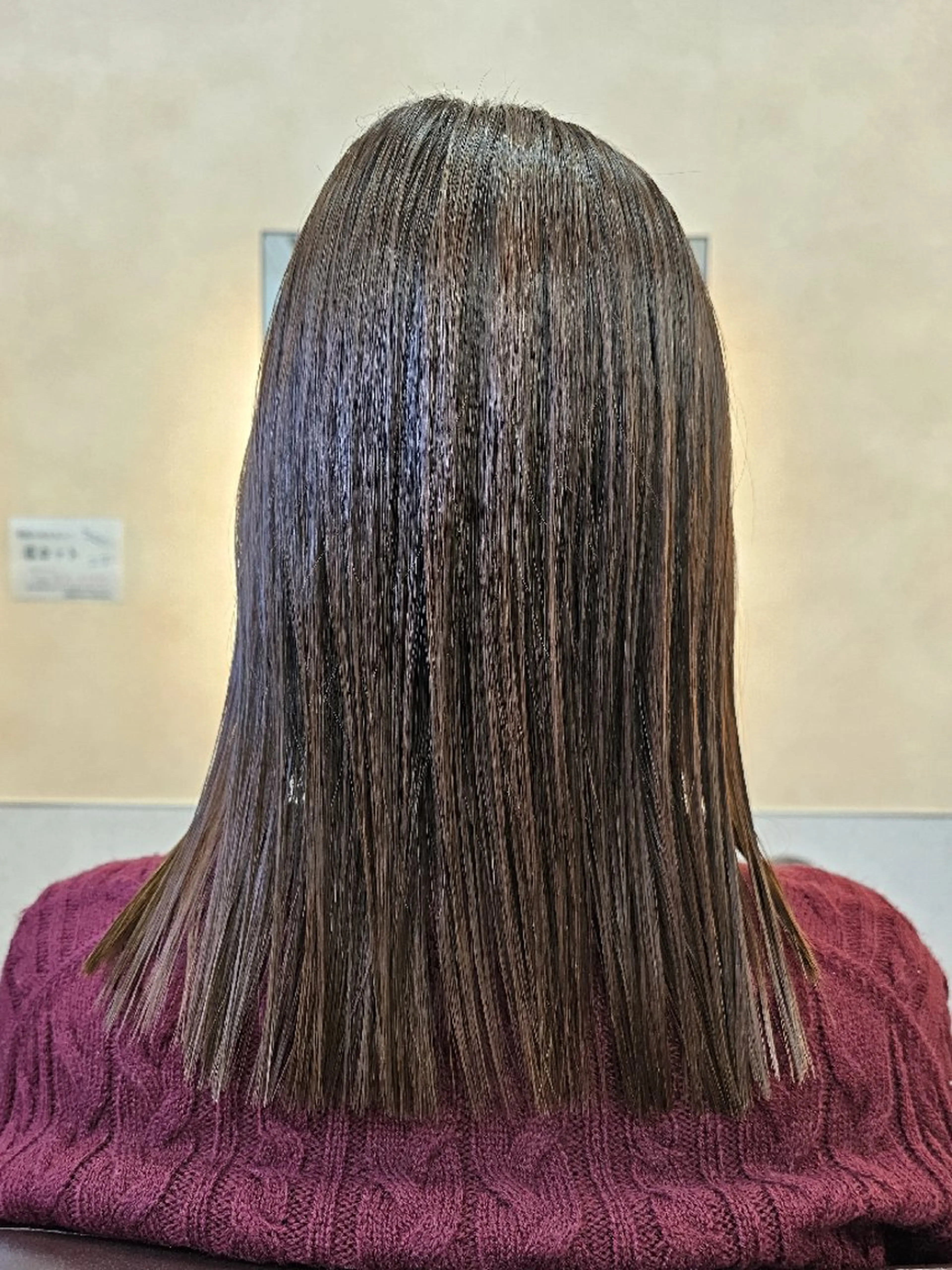 セミロング BENI岩沼たけくま 店 佐藤朱華のヘアスタイル