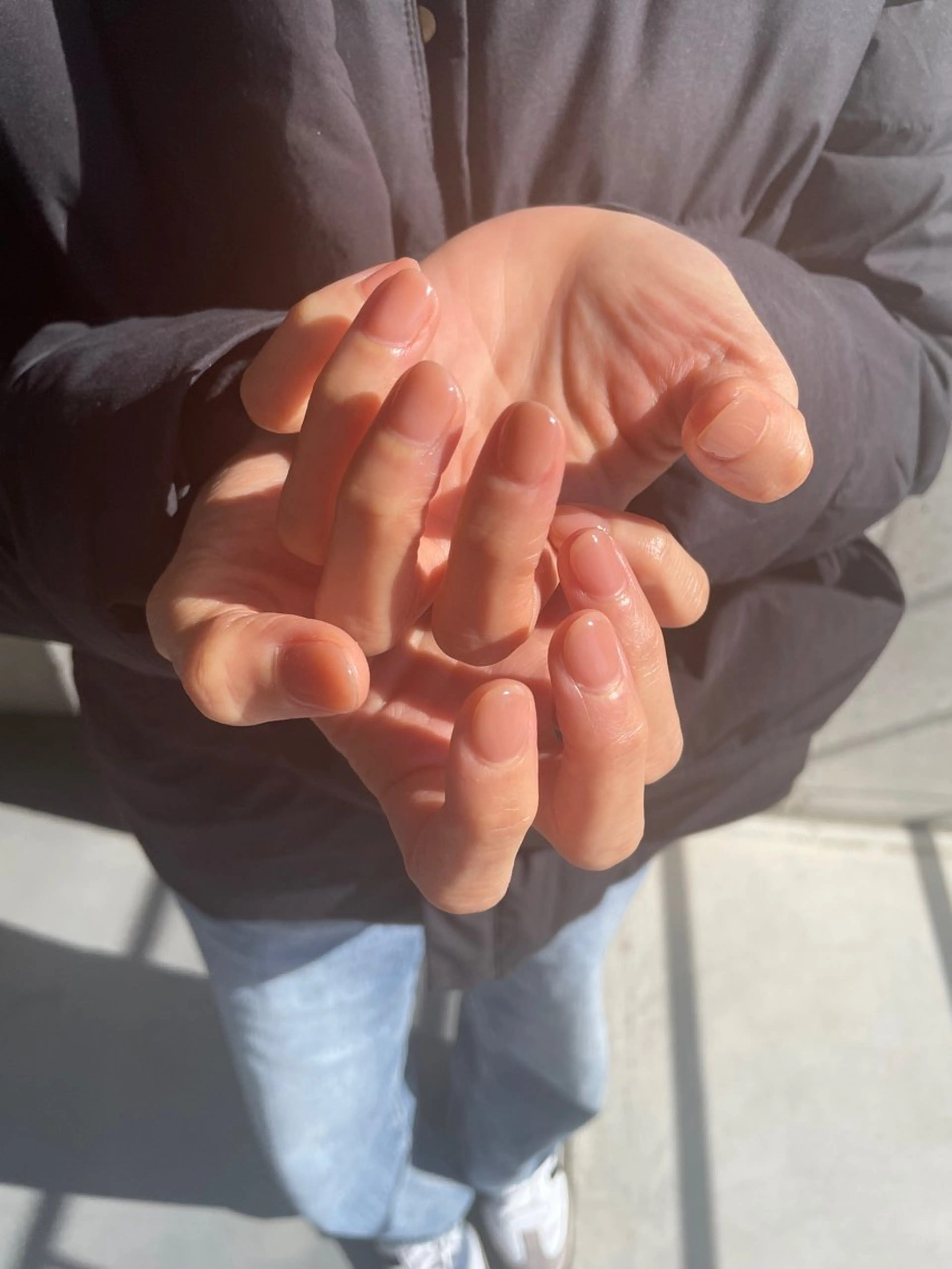 ネイル オフィスネイル ワンカラーネイル シンプルネイル nail spot givemine所属・山﨑 えり子の眉毛・アイブロウイメージ