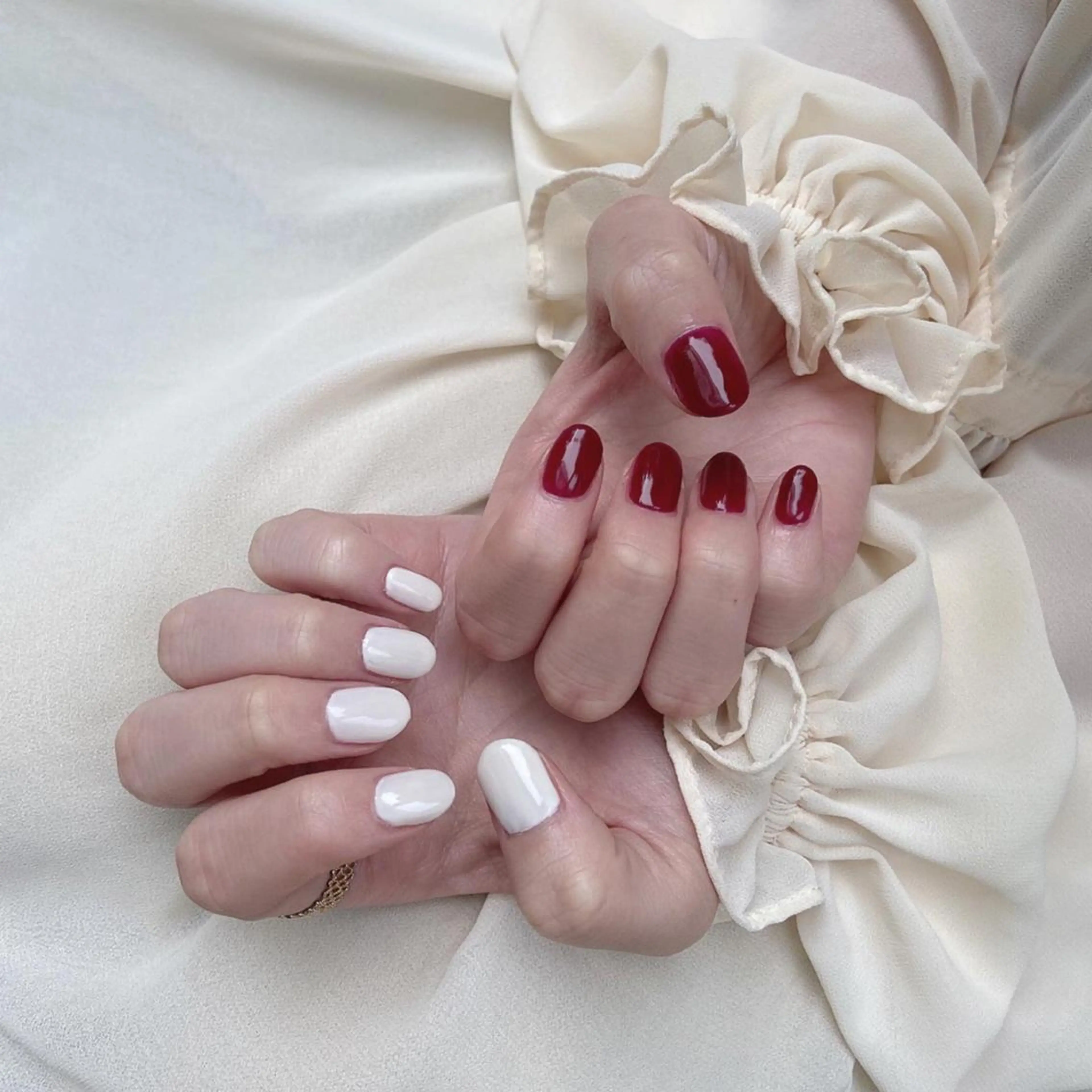 ネイル 𝕄𝕚𝕪𝕦🤍 自由が丘⌇パラジェルのネイルデザイン