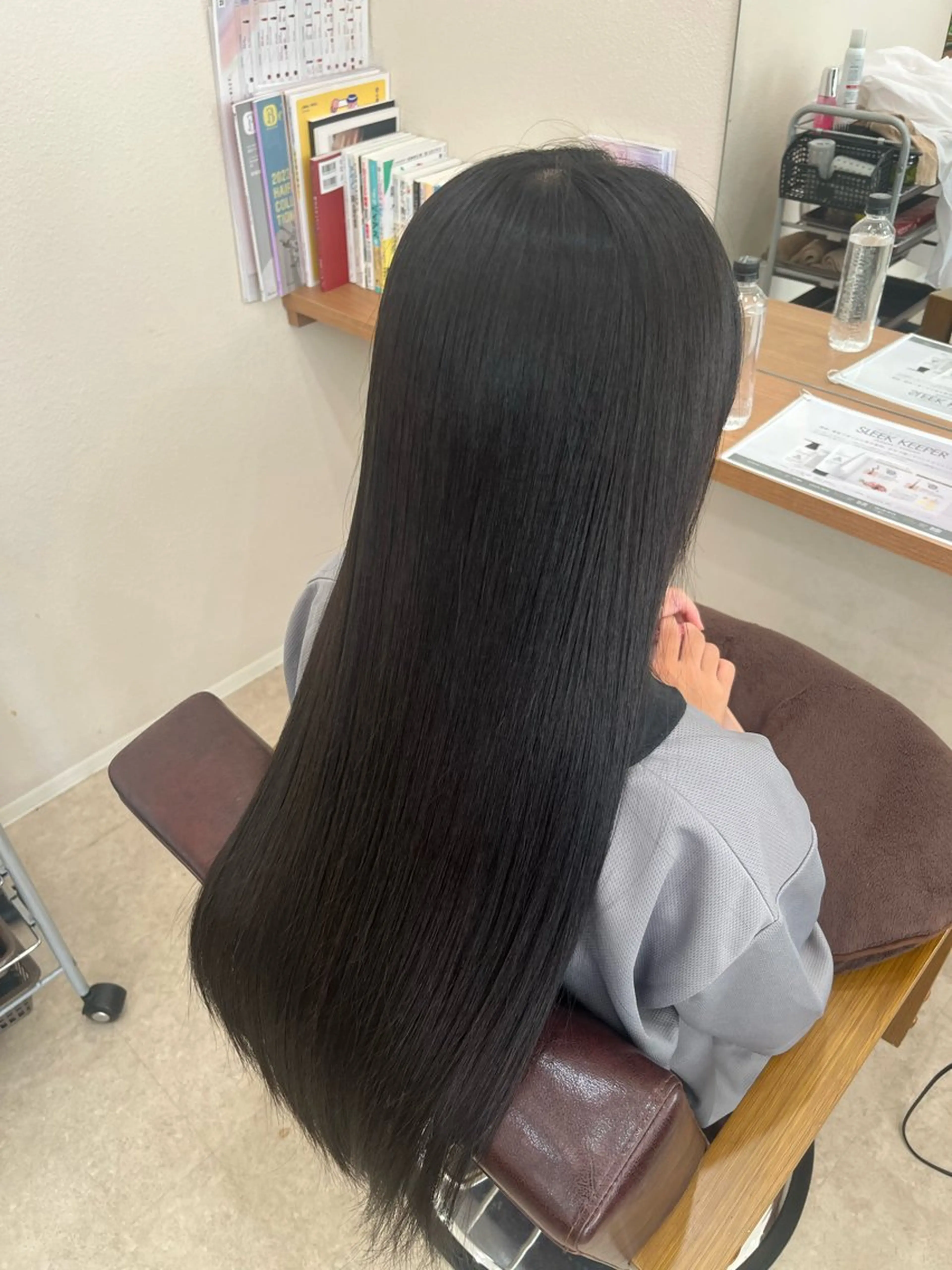 ロング トリートメント mei/艶髪/透明感 カラー/ヘアセットのヘアスタイル