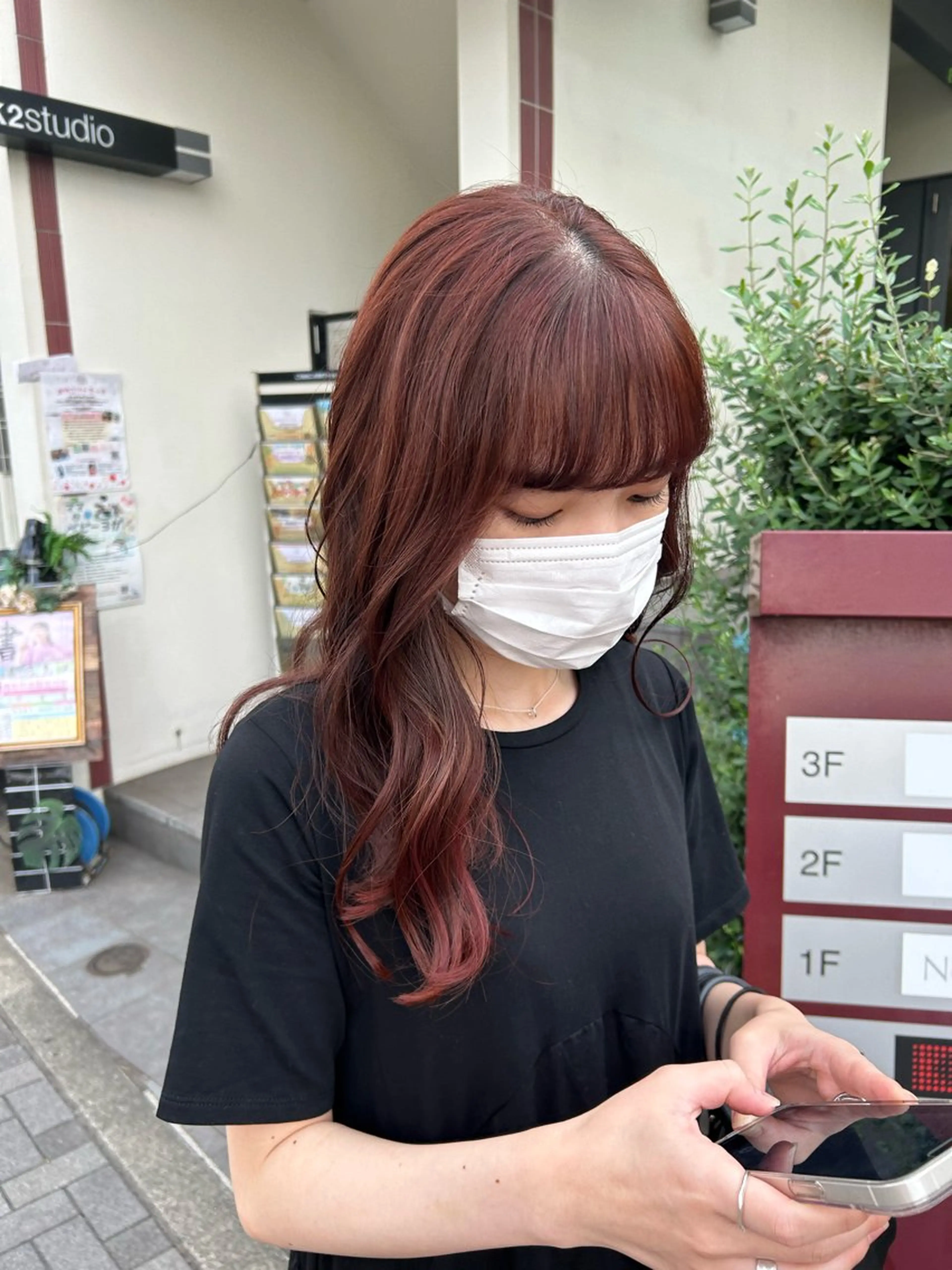 セミロング カラー カット ヘアカラー トリートメント 艶カラー/耳つぼ/ 渡辺奈緒のその他イメージ