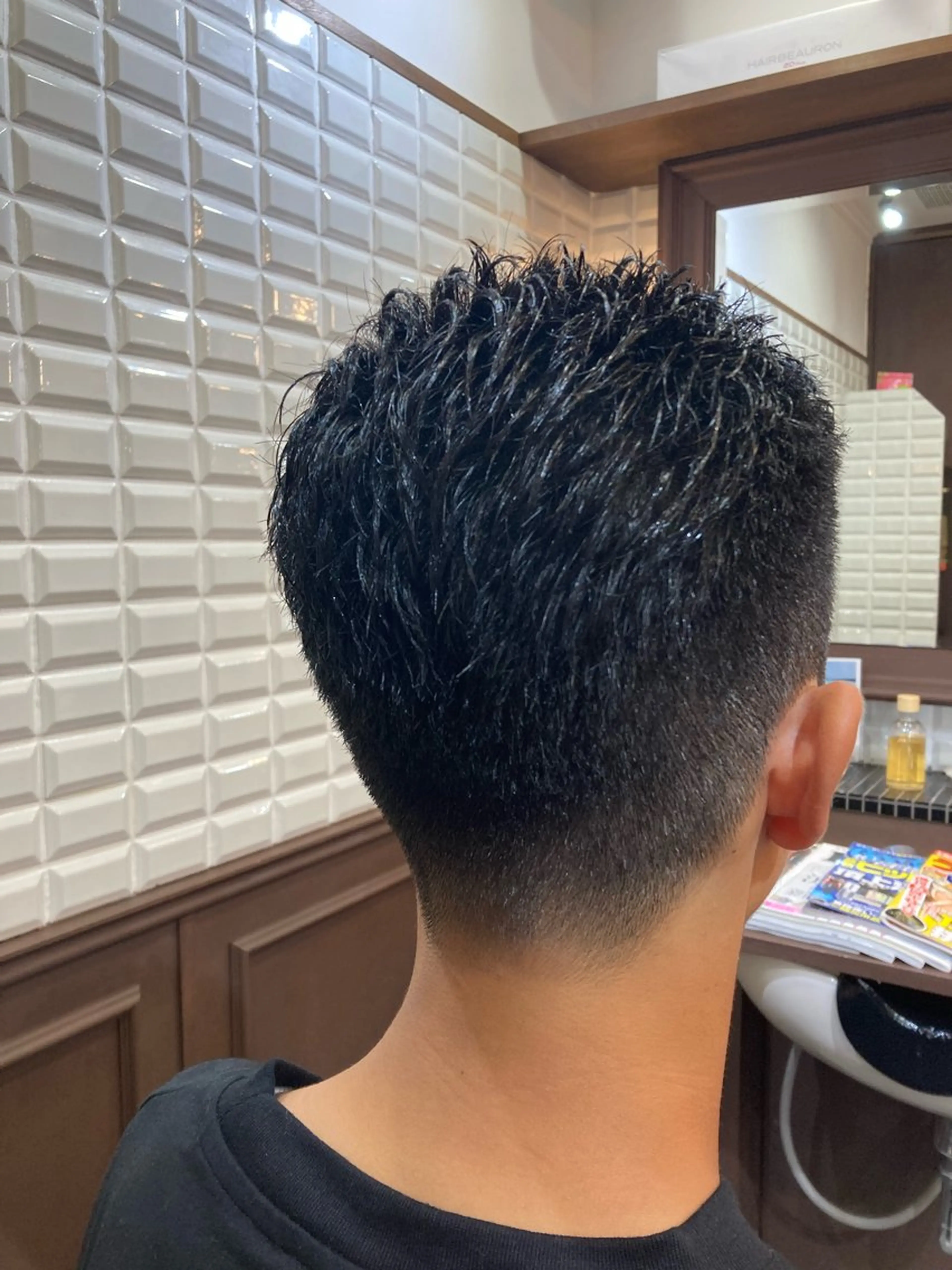 メンズ 刈り上げ カット トリートメント ルピナス中田店長 山口大地のヘアスタイル