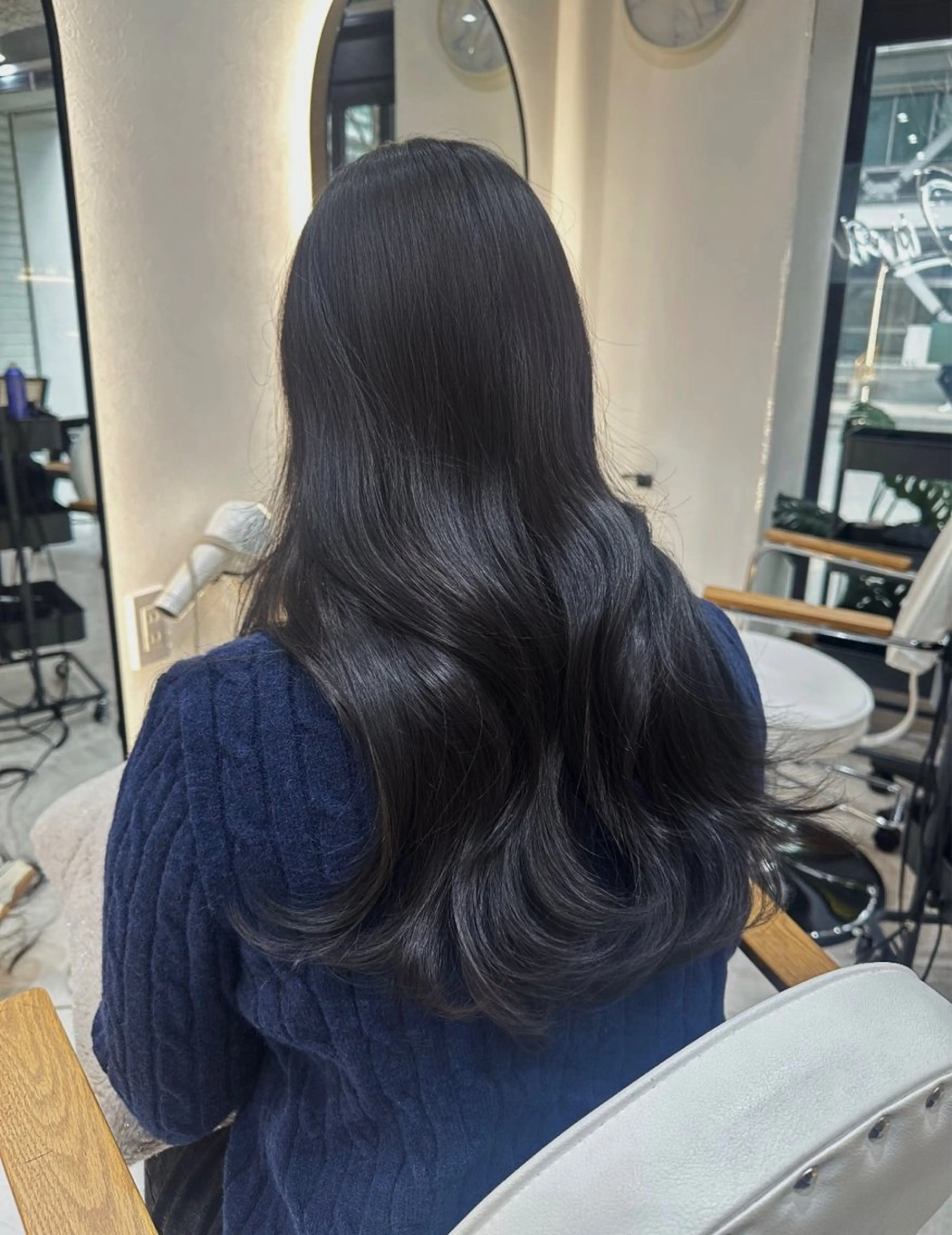 ロング 髪質改善 韓国ヘア/艶髪ロング グレージュ/kanaのヘアスタイル