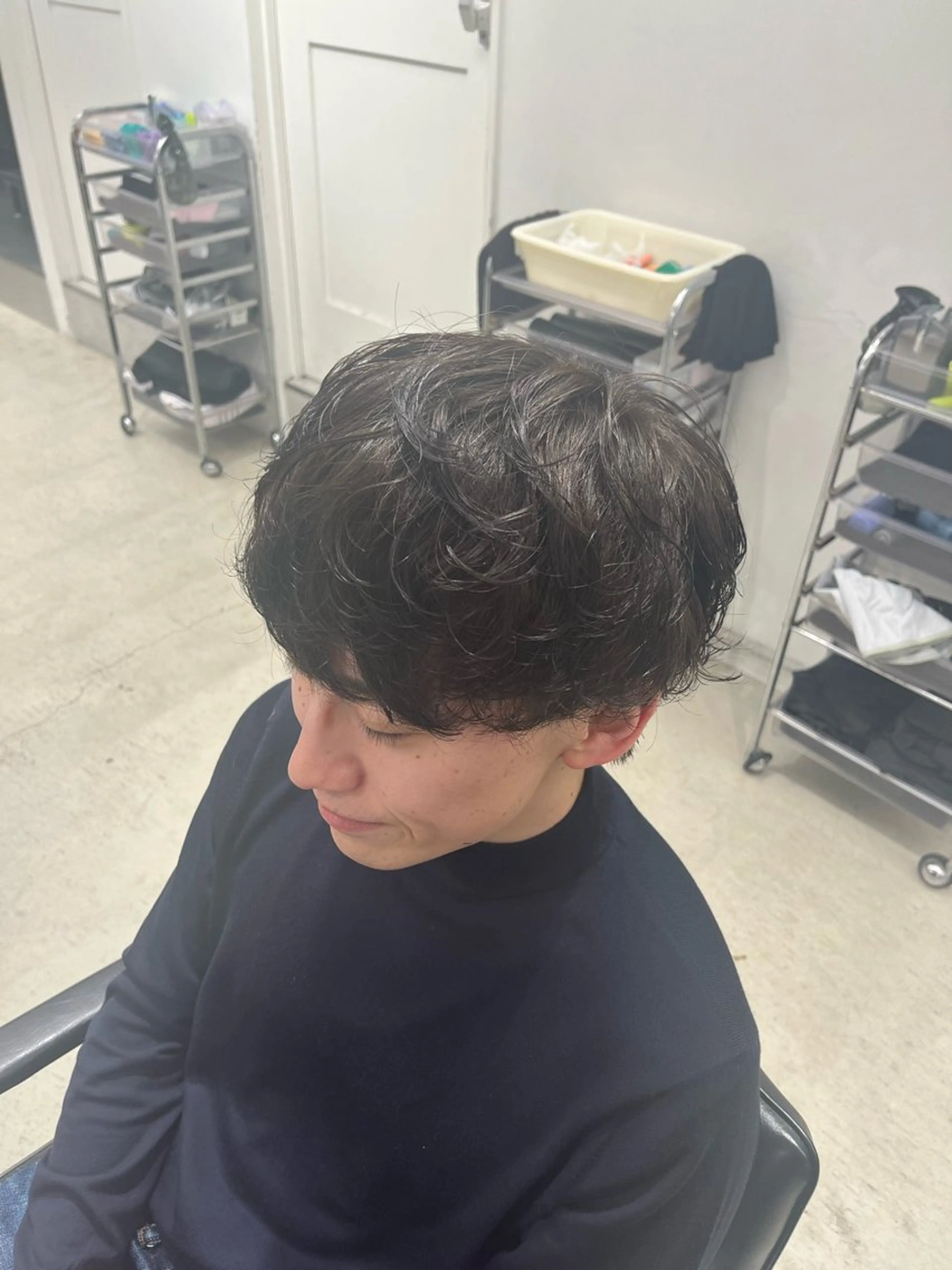 カラー パーマ メンズ ヘアカラー パーマ 深谷 侑亮のヘアスタイル