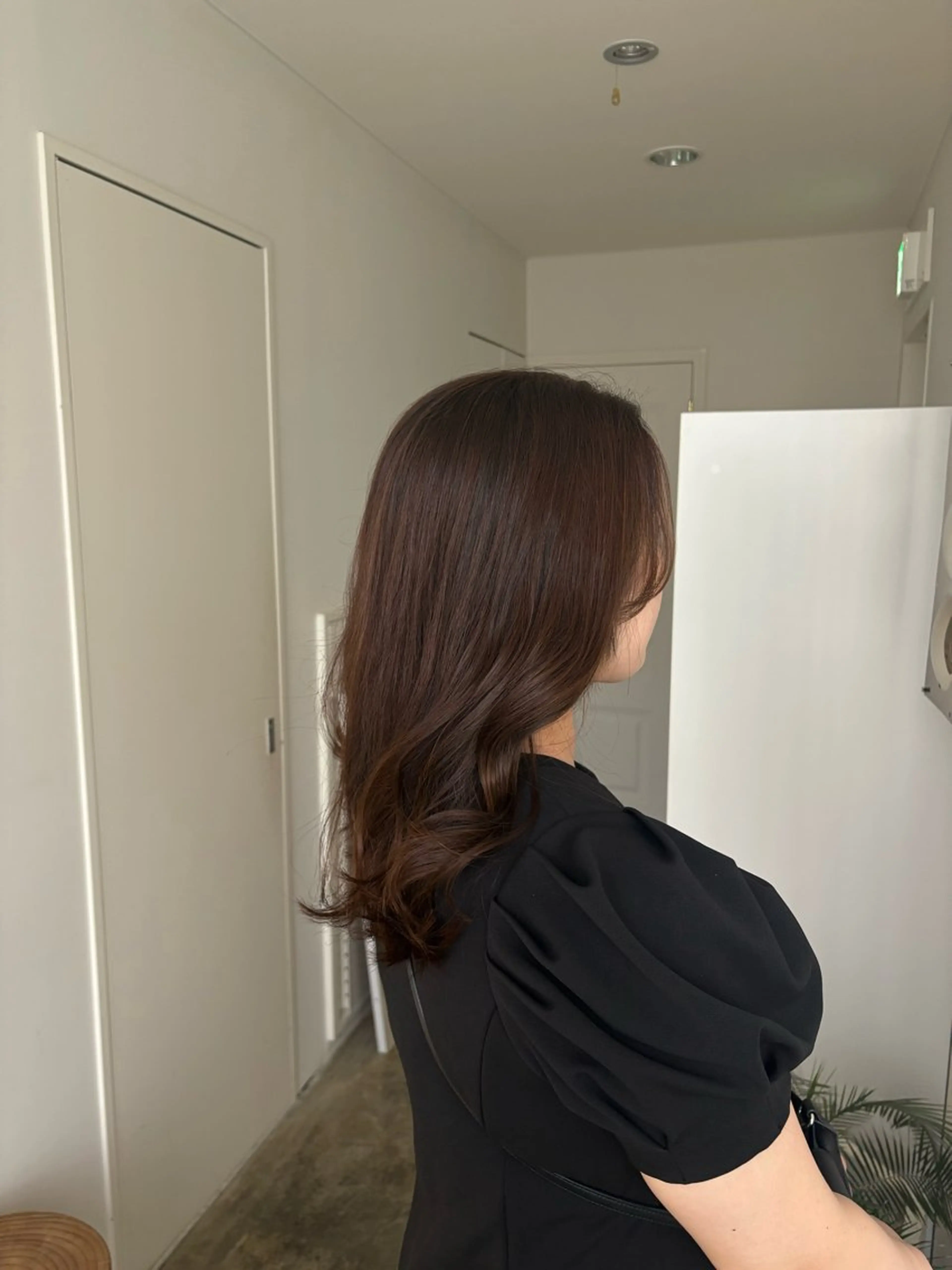 セミロング カット ヘアカラー トリートメント 大阪/梅田 ヨシノヒメカのヘアスタイル