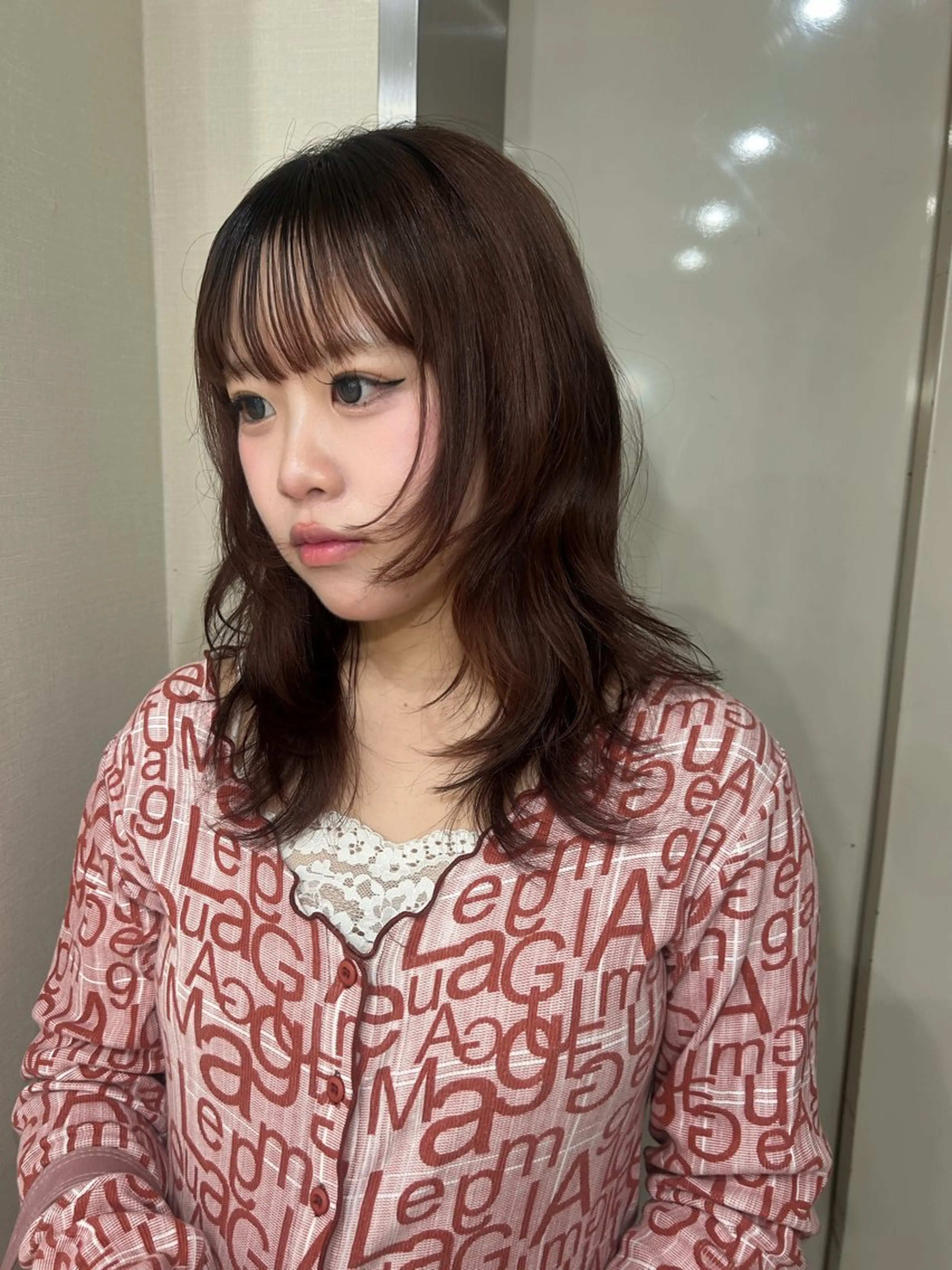 セミロング カット hair&eye🎀 /momoKaのヘアスタイル