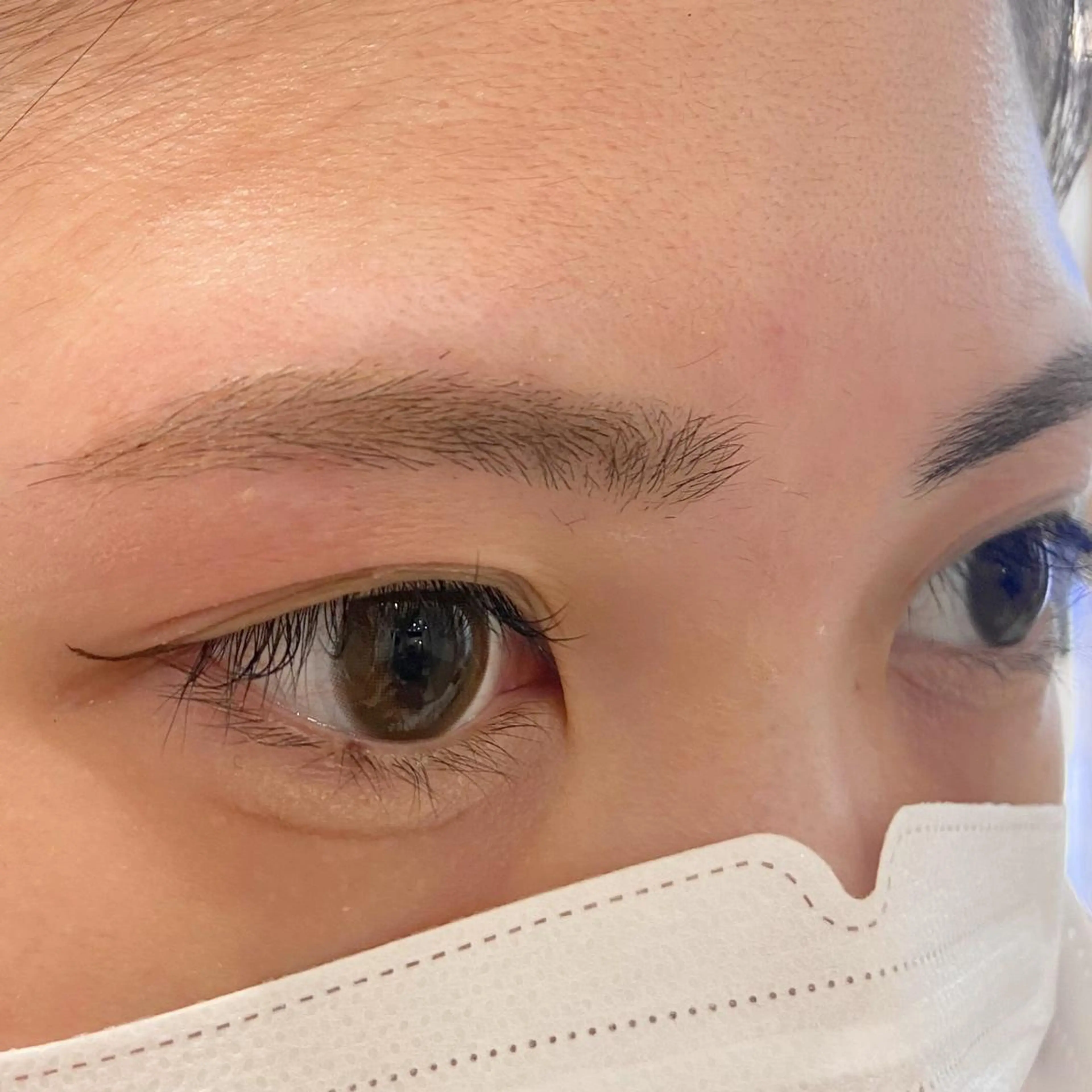 ✨ヘアと眉ワックス同時施術✨前髪カット＋眉ワックス脱毛の写真