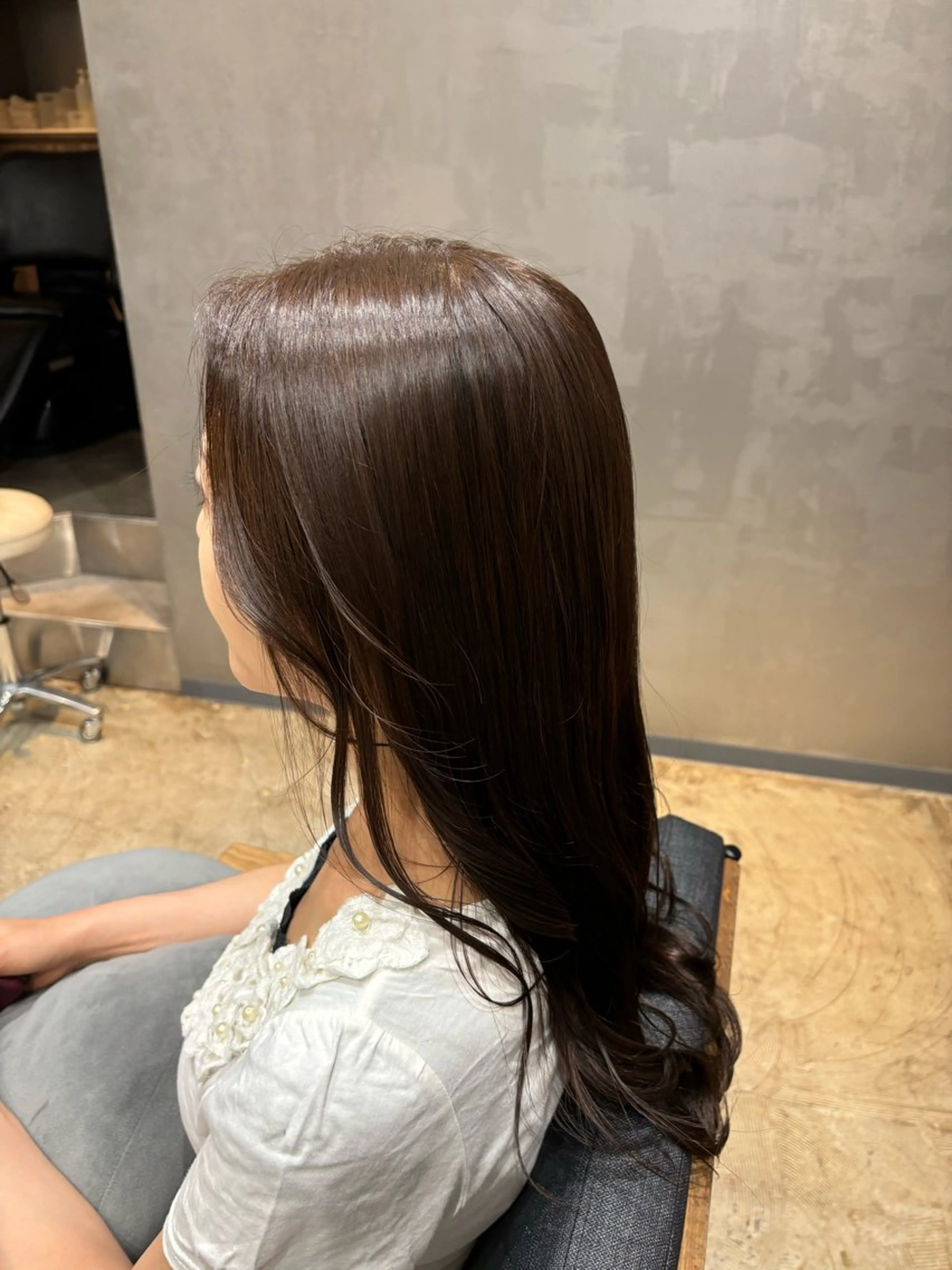 ロング 山本 遥海のヘアスタイル