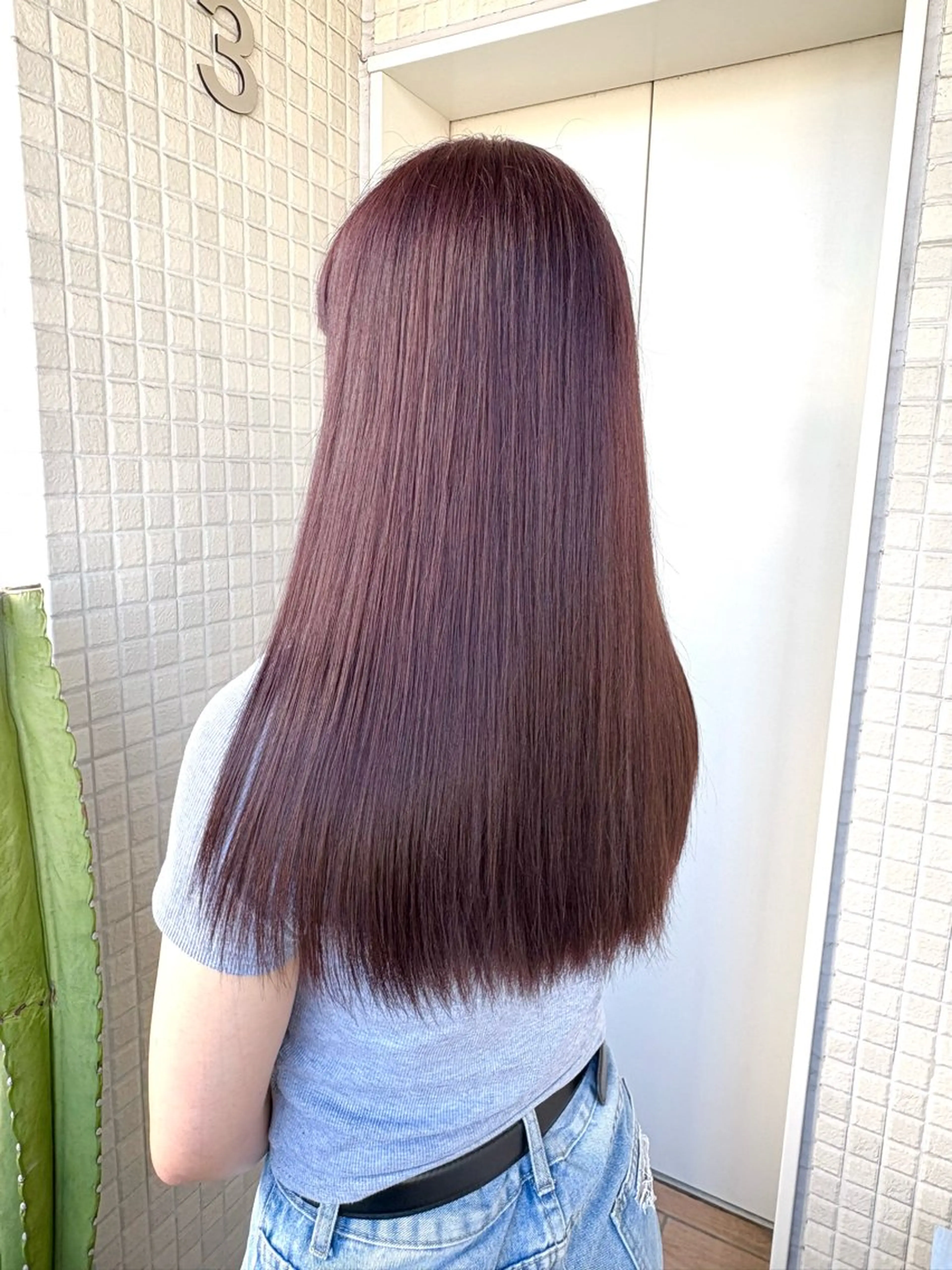 人気No.2【透明感カラー🫧】ブリーチなしダブルカラー🍑の写真