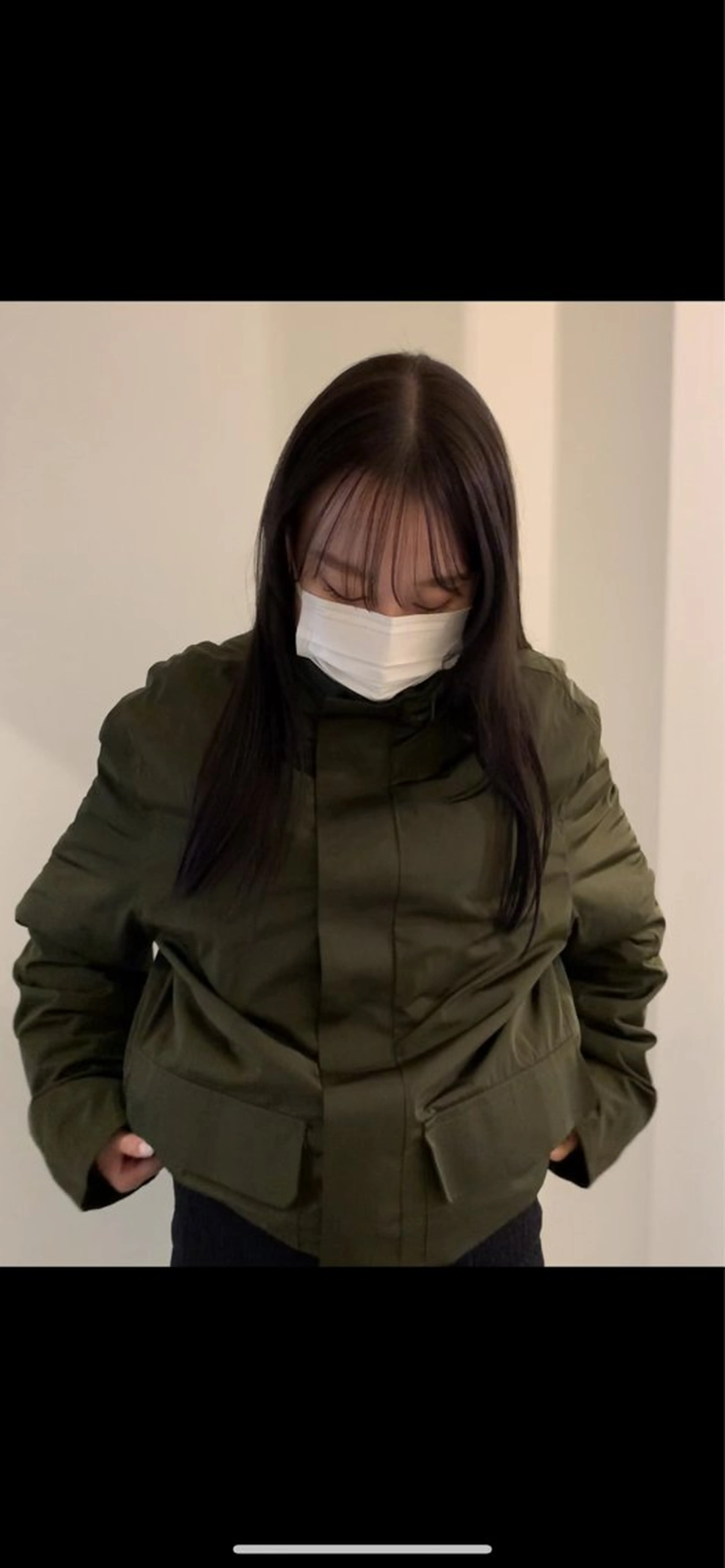 ロング カラー グレージュ カット ヘアカラー トリートメント 落合希 Olivebeigeのヘアスタイル