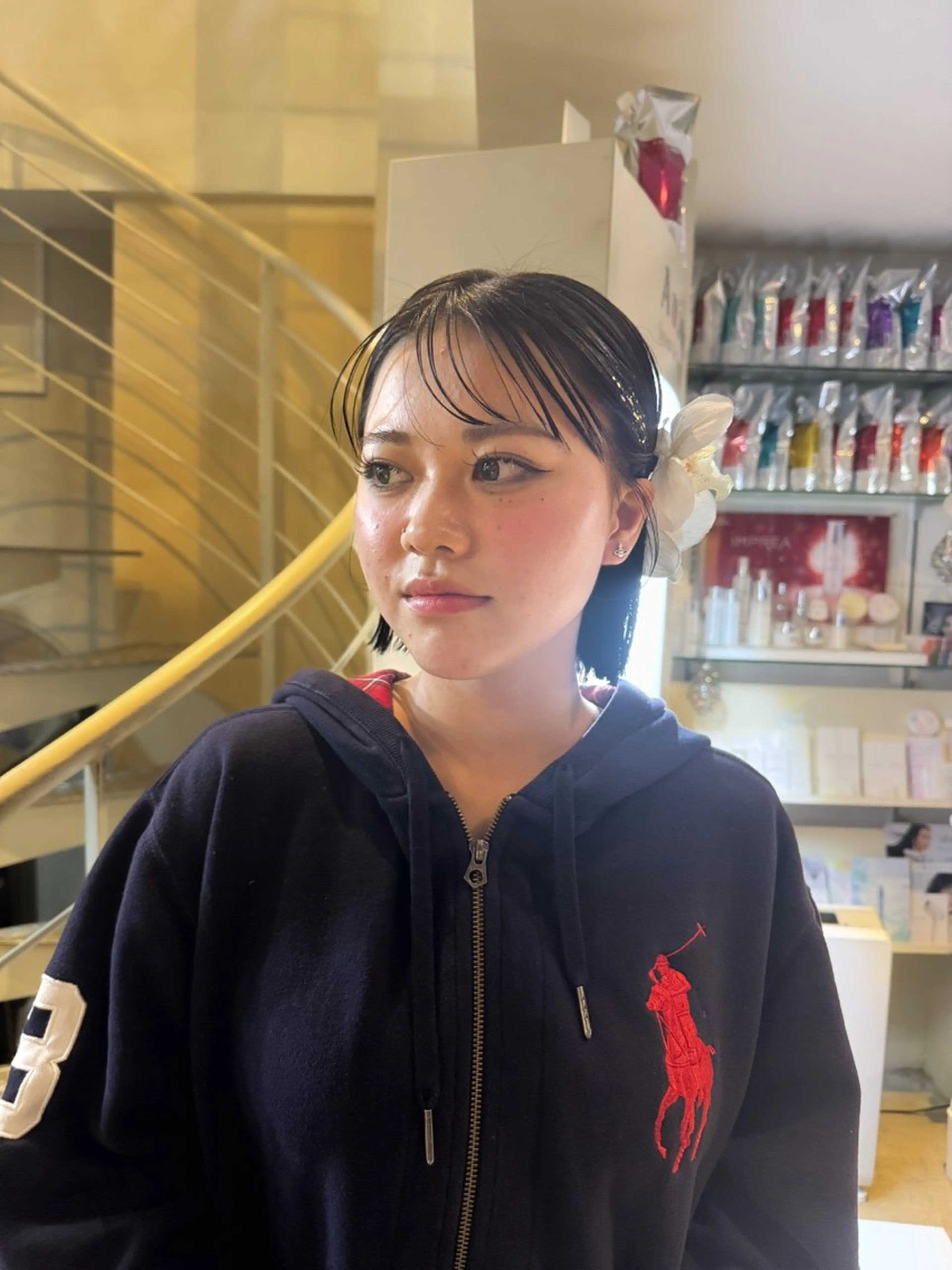 ショート ヘアアレンジ ボブ ヘアセット Seeknext // Rukaのヘアスタイル