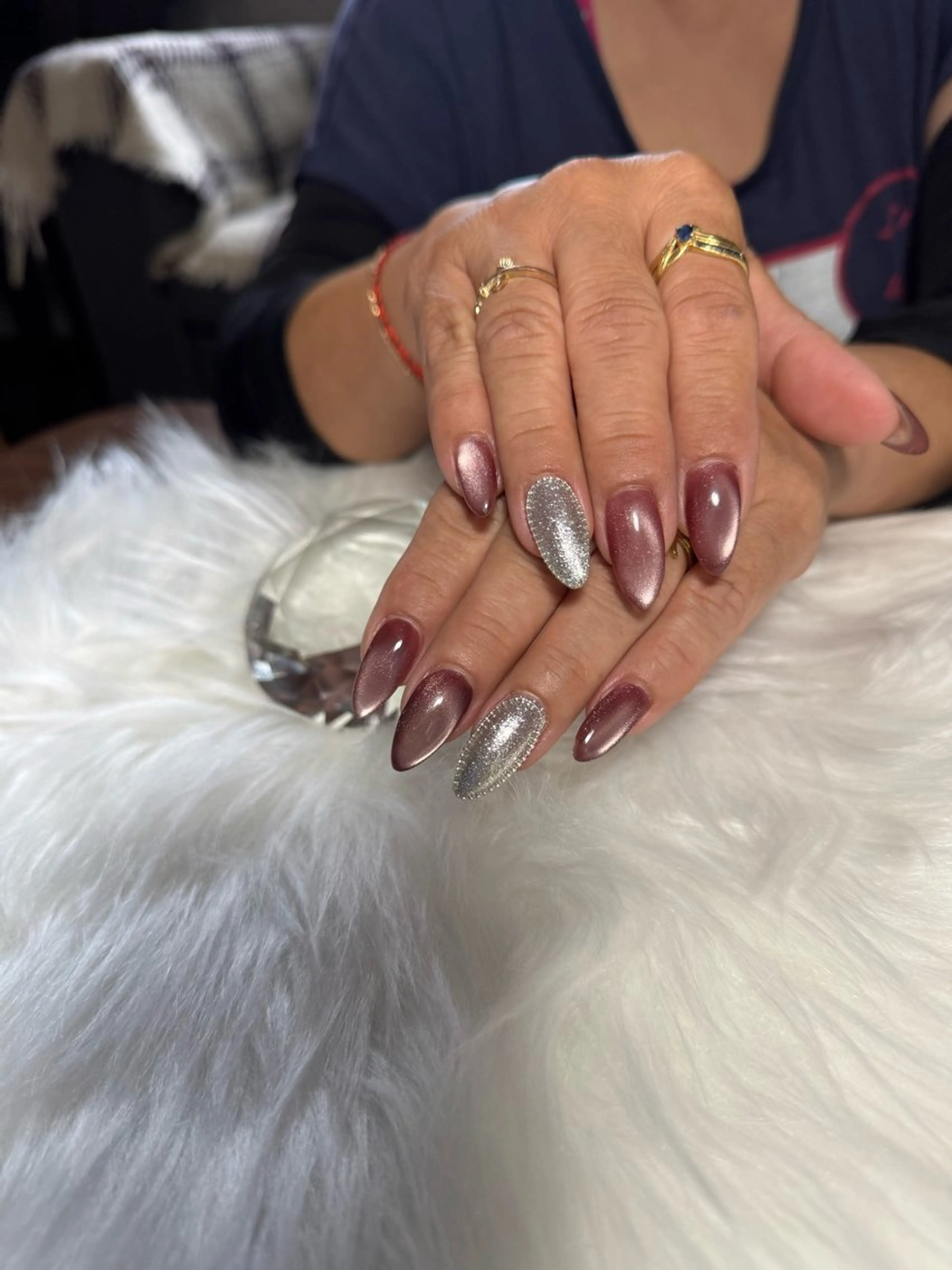 ネイル マグネットネイル ハンドネイル Kirari所属・uru nail/ 本部町/Kirariのネイルデザイン