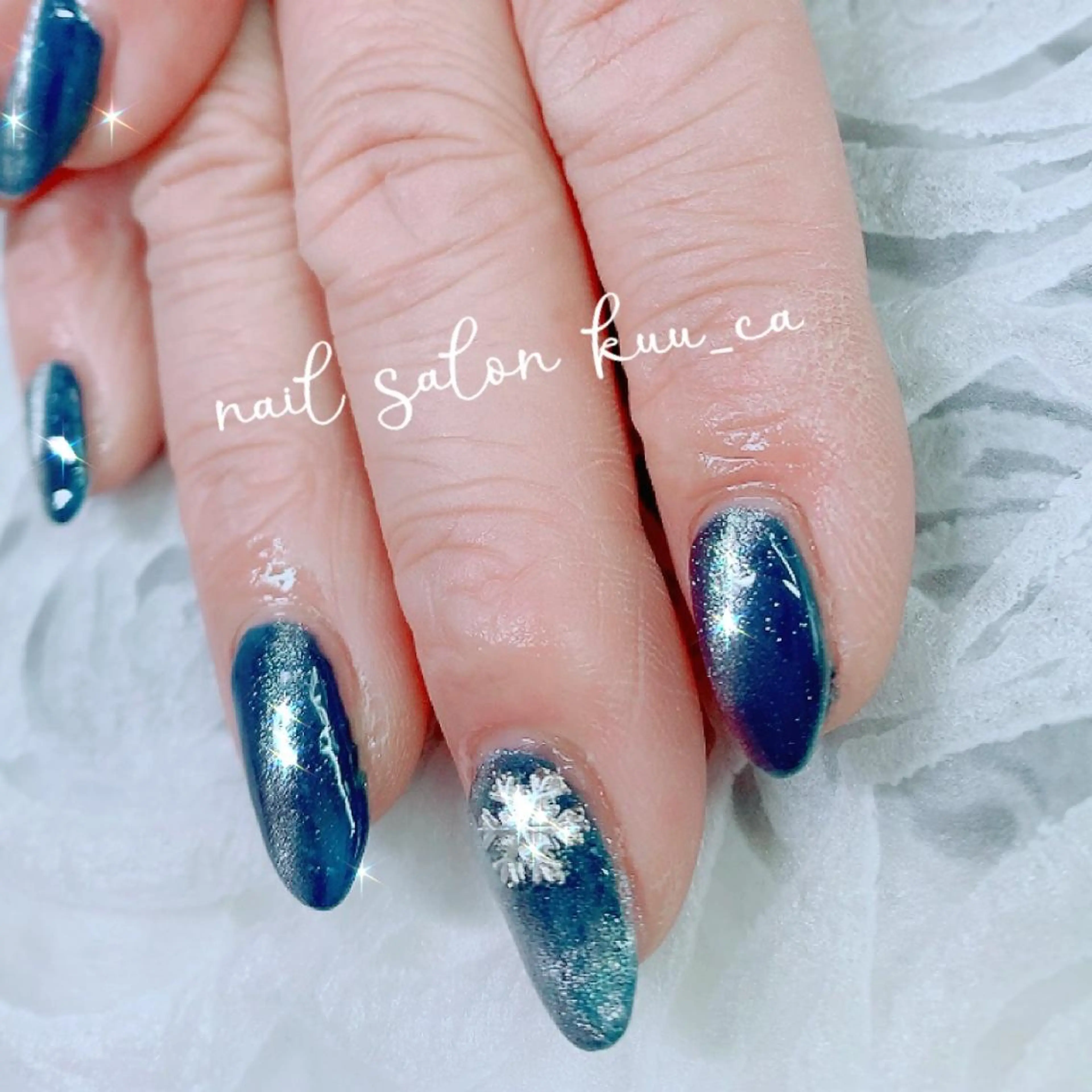 ネイル マグネットネイル nail salon kuu_caのネイルデザイン