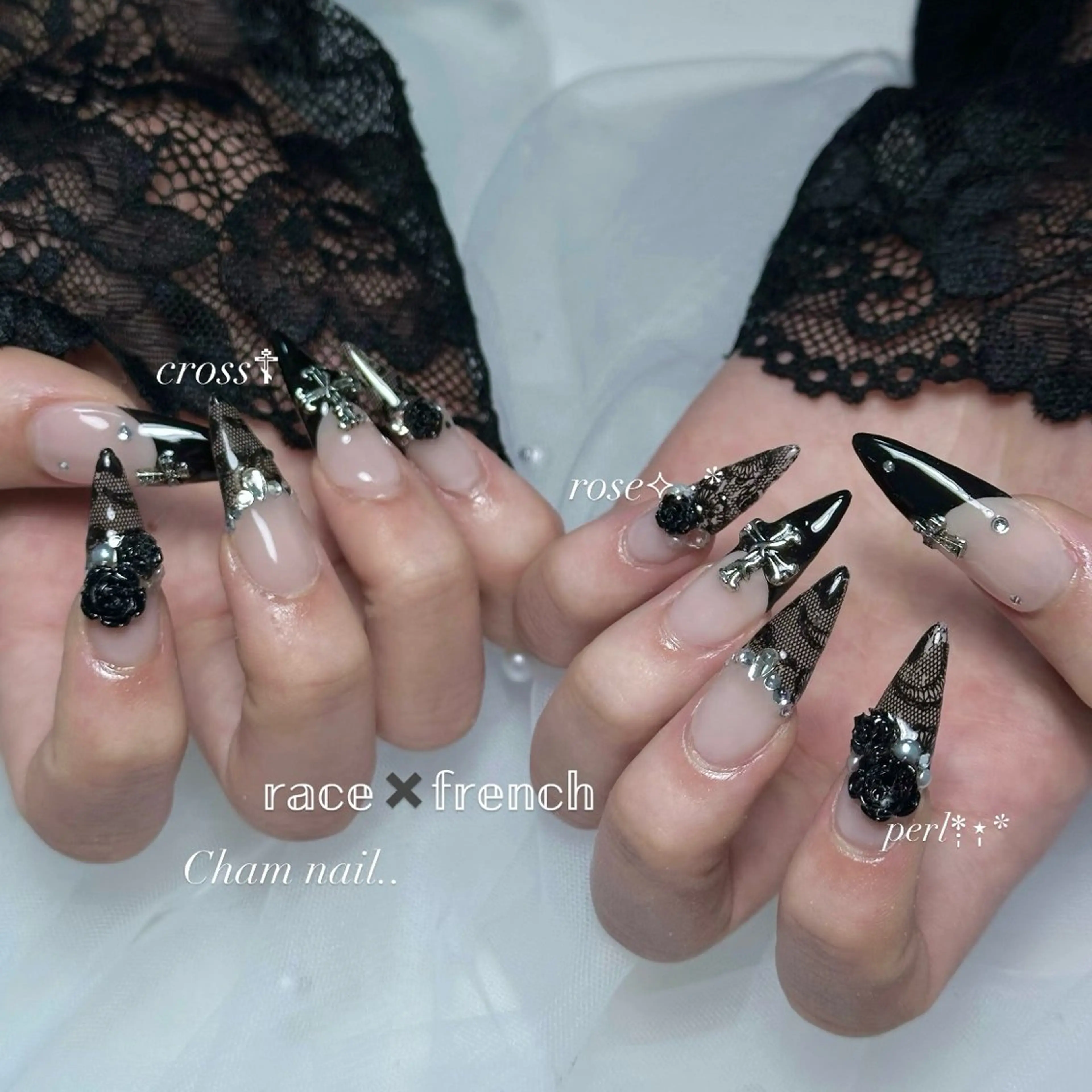 ネイル ハンドネイル Cham Haruneのネイルデザイン