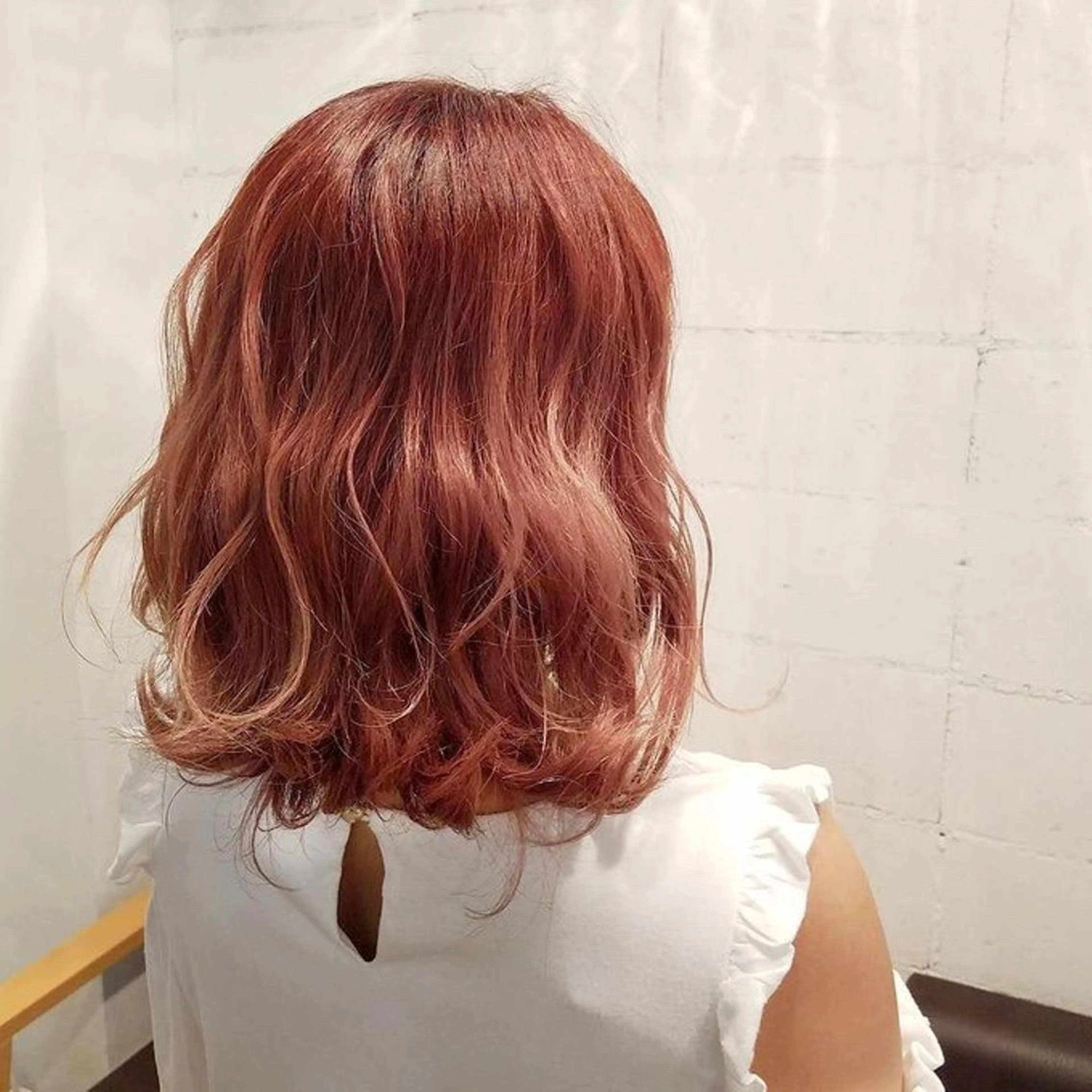 カラー ケアブリーチ、パーマ 田中千隼のヘアスタイル