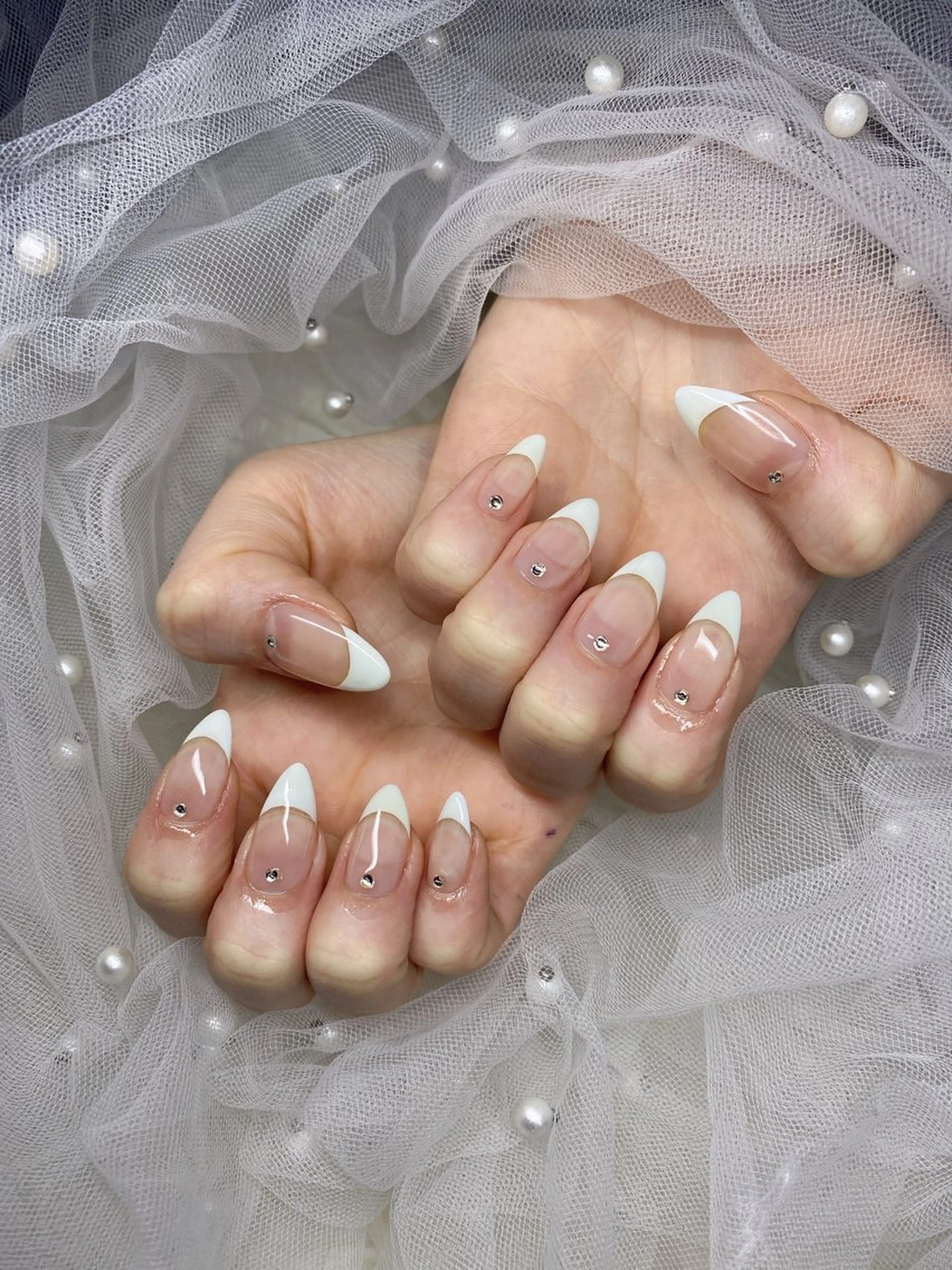 ネイル フレンチネイル ハンドネイル Yudia tamakiのネイルデザイン